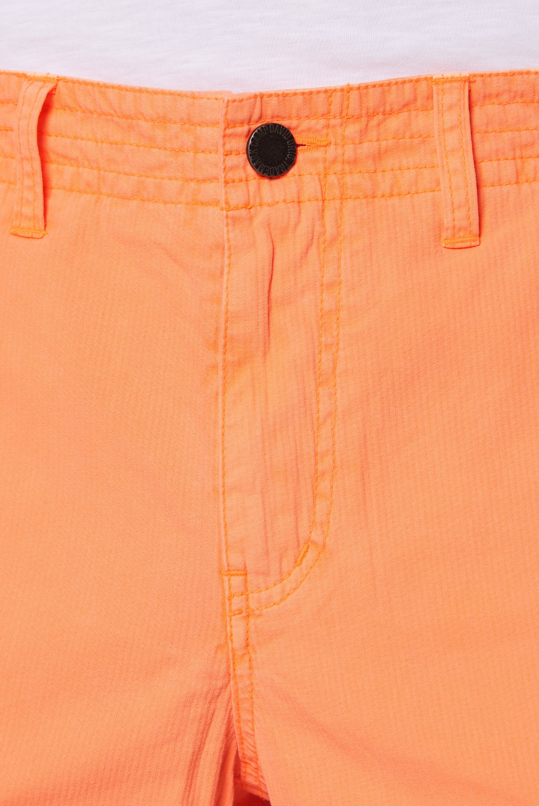 CAMP DAVID Shorts, mit Bindeband am Saum