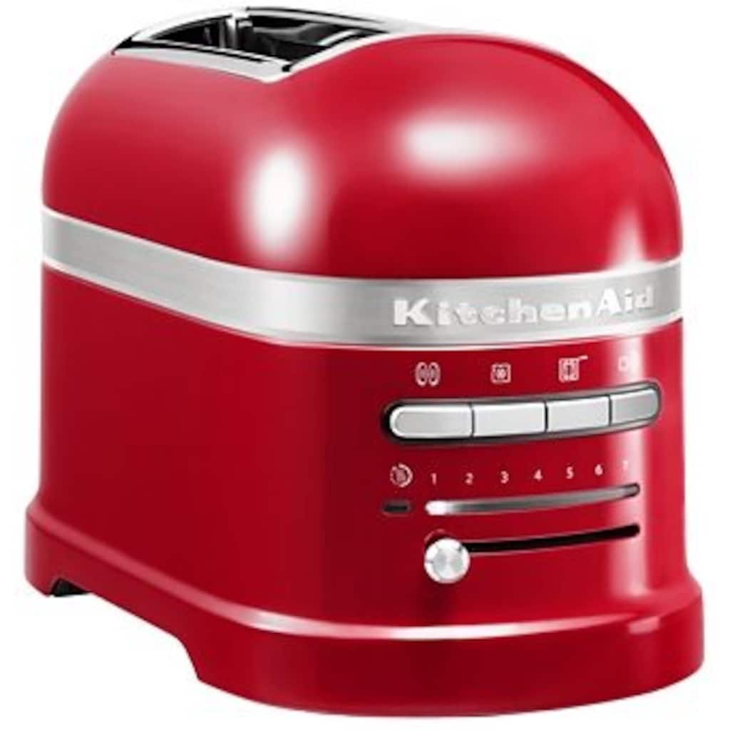 KitchenAid Toaster »Artisan 5KMT2204EER EMPIRE ROT«, 2 kurze Schlitze, für 2 Scheiben, 1250 W