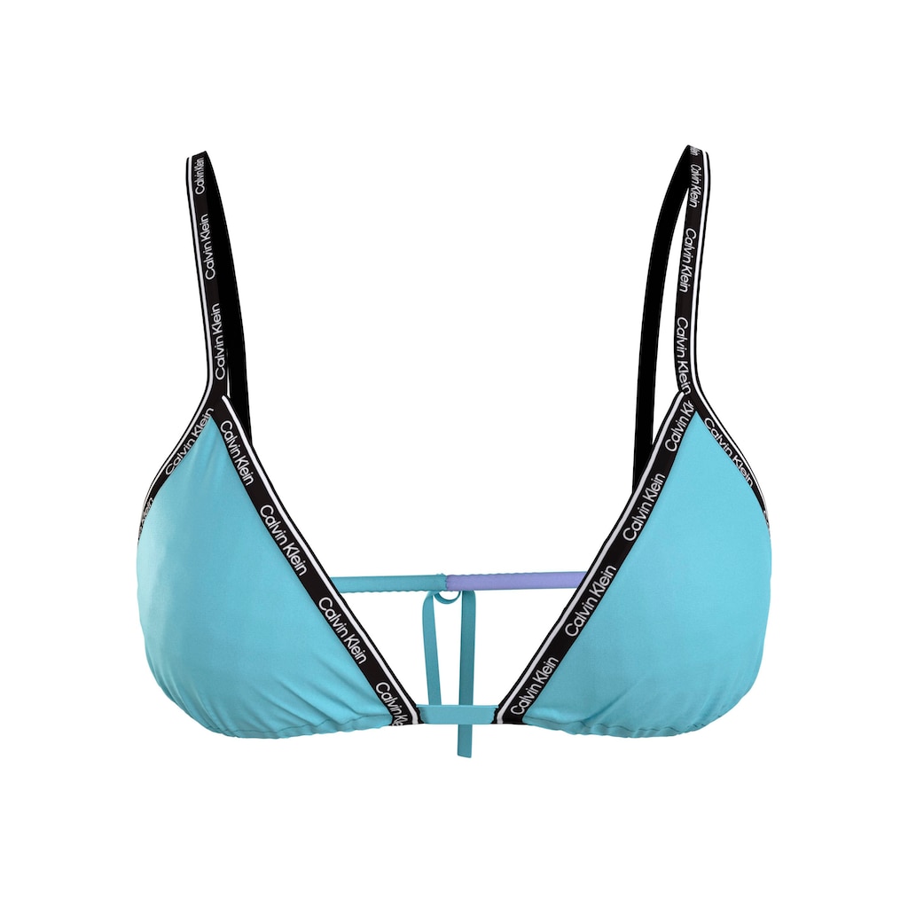 Calvin Klein Swimwear Triangel-Bikini-Top »TRIANGLE-RP« mit Spaghetti-Trägern