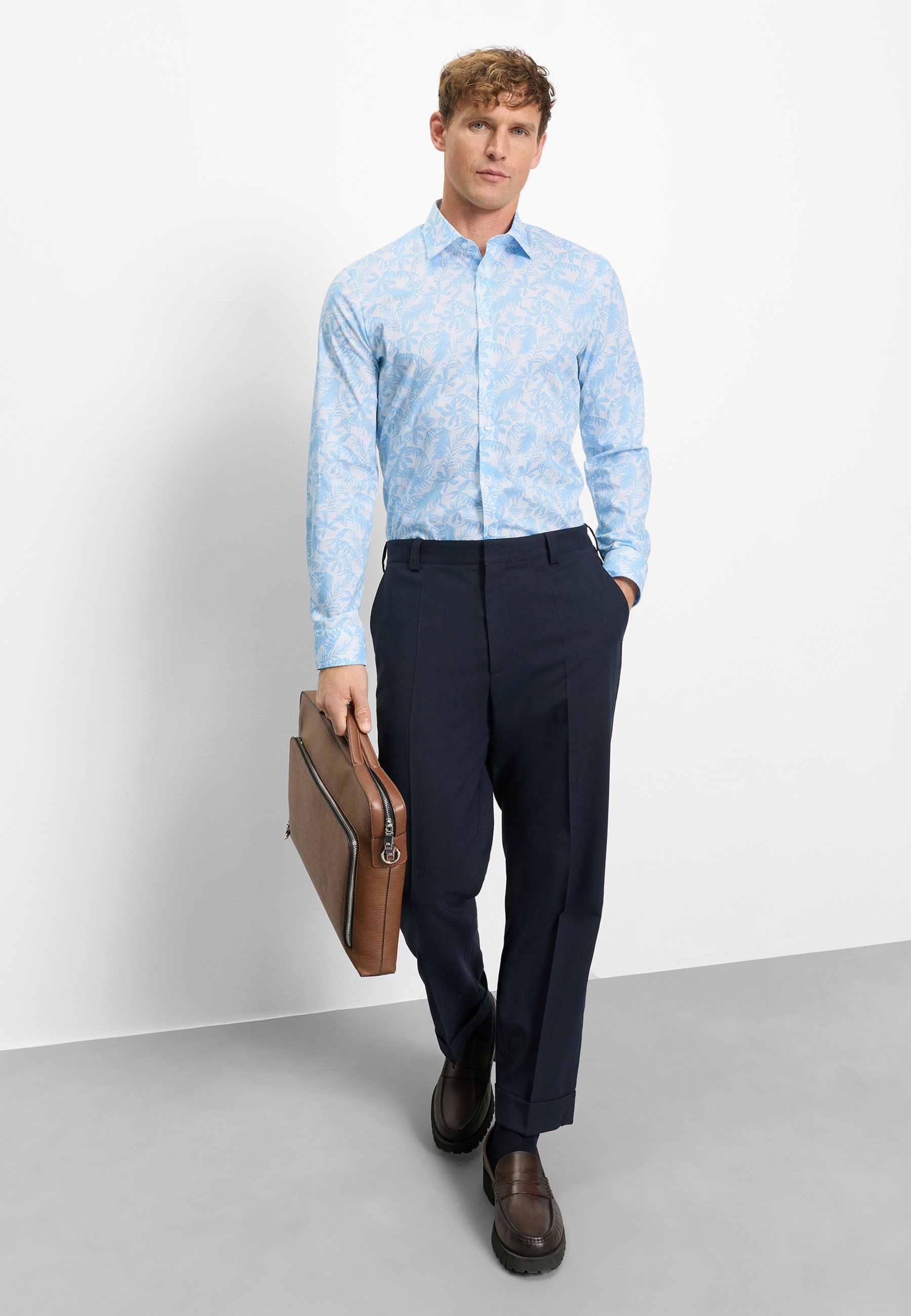 OLYMP No. Six Super Slim Shirt White 41 5