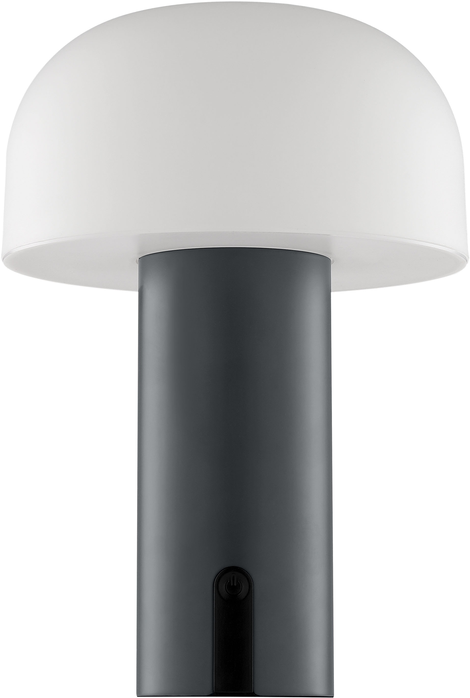 Brilliant LED Außen-Tischleuchte »Mattis« LED-Modul 1 Stk. Warmweiß mit Akku, 21 x 15 cm, 240 lm, 2700 K, dimmbar, IP44, grau/weiß