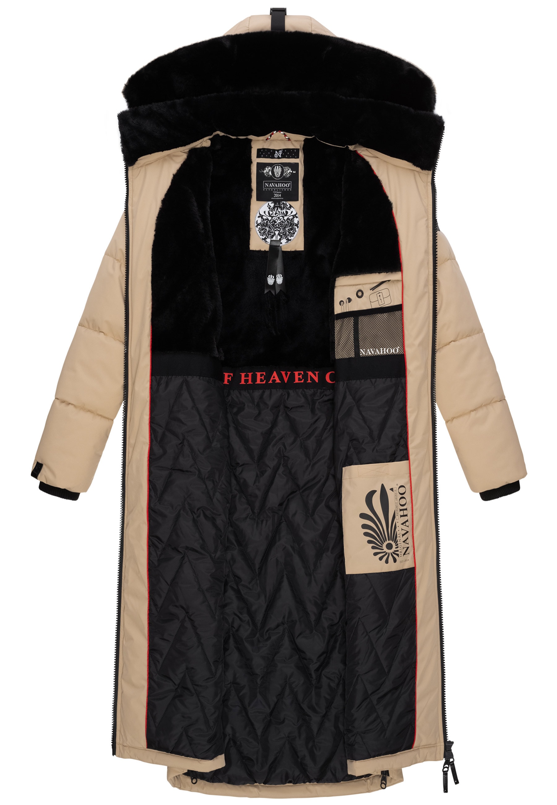 Navahoo Winterjacke »Knuddelfee«, mit hoch schließendem Kragen