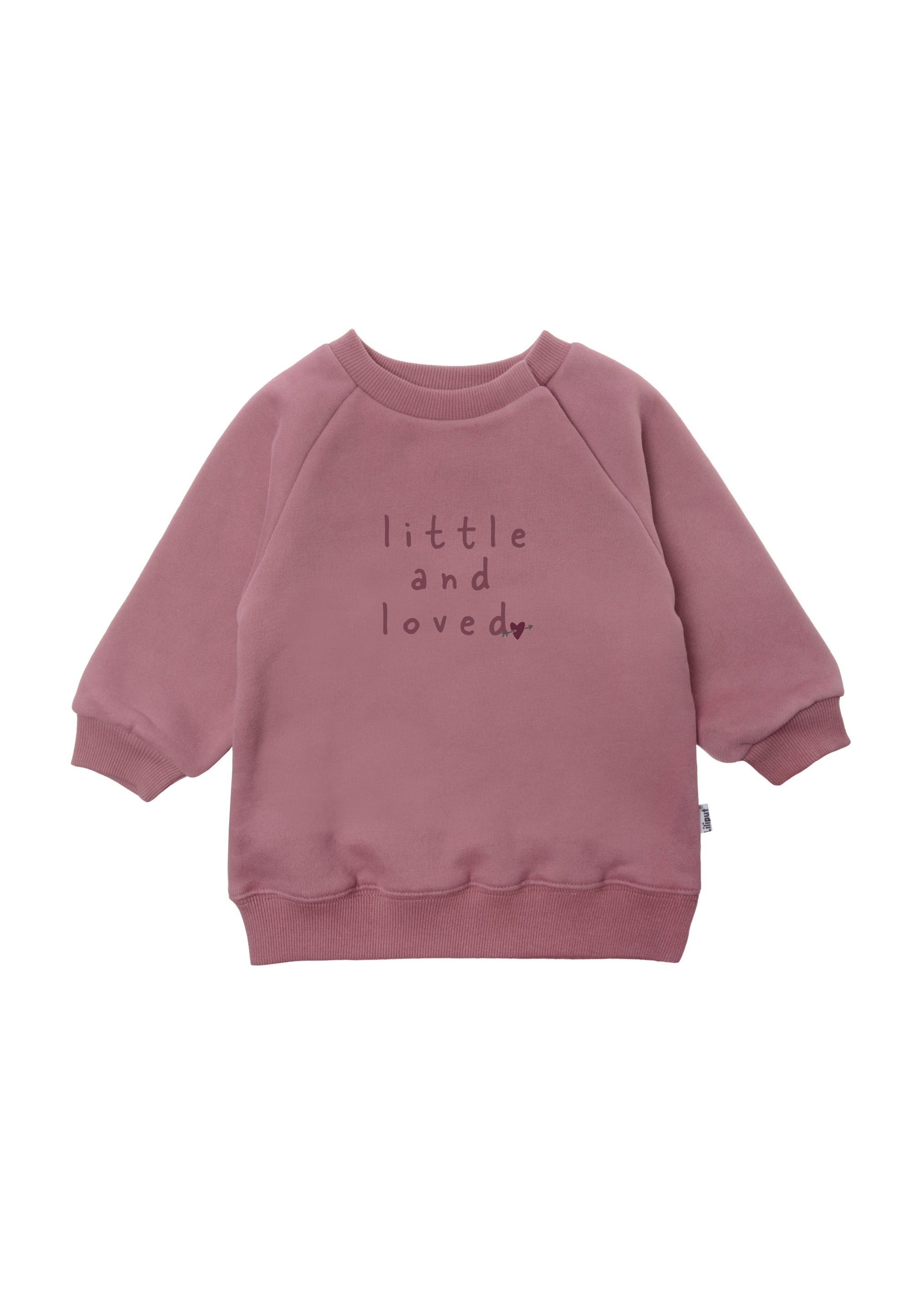 LILIPUT Mädchen Sweatshirt "little and loved", rosa, Gr. 98, bedruckt, 80% Baumwolle, 20% Polyester, Sweatshirts, aus weichem Material mit Baumwolle
