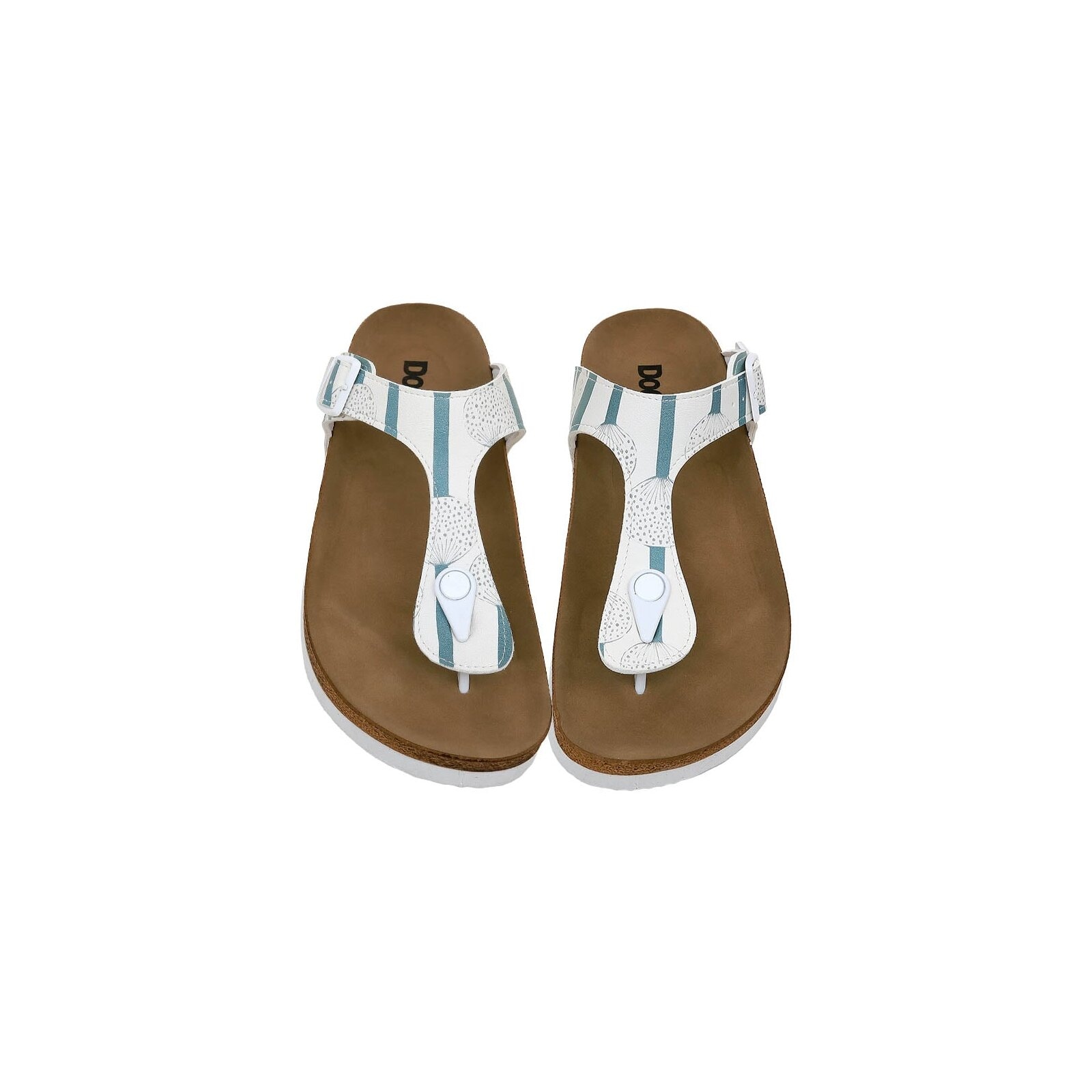 DOGO Zehentrenner »Lila Dandelion Damen Sandalen/ Sandaletten / Female«, Vegan