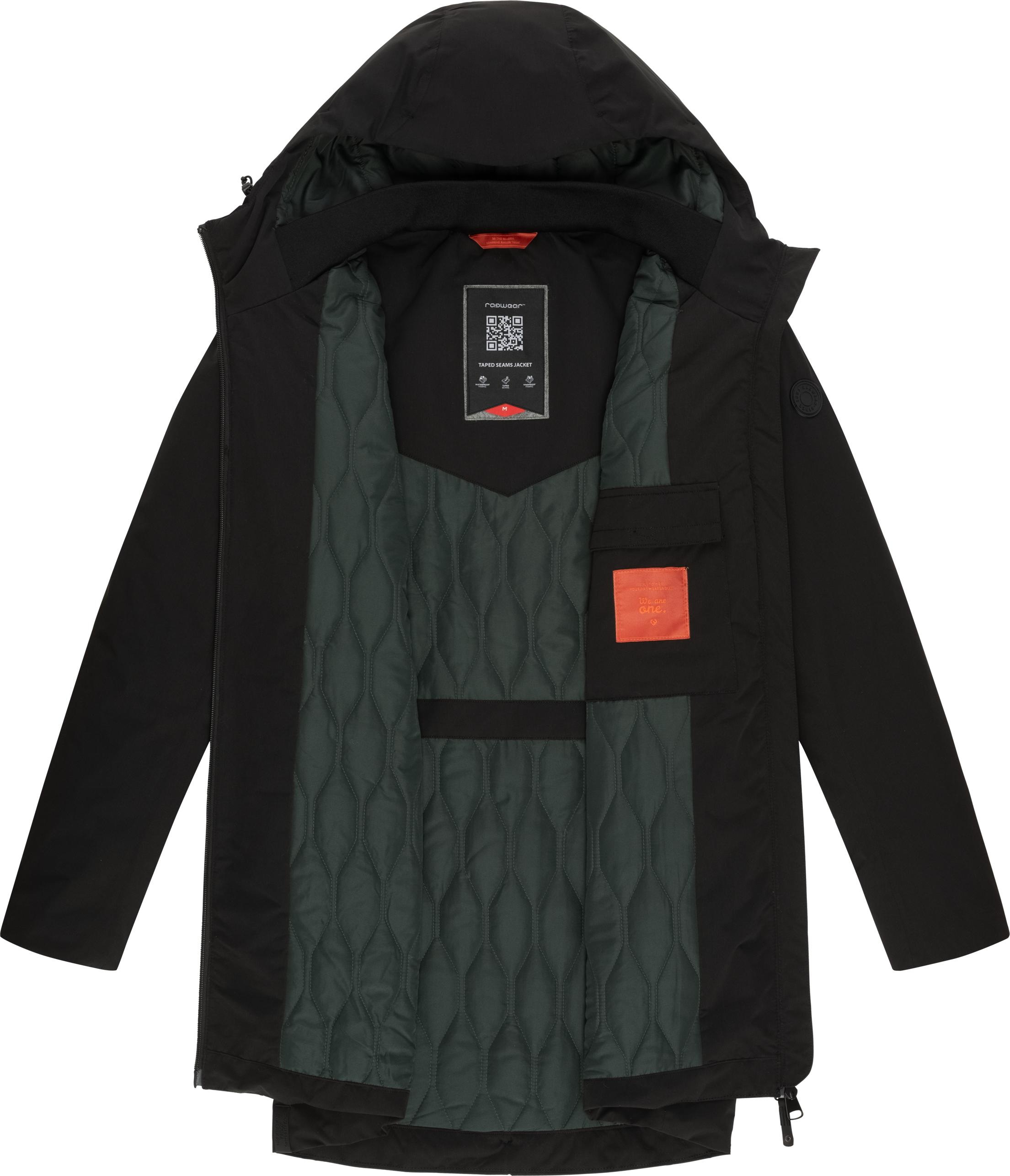 Ragwear Winterjacke »Frydo«, mit Kapuze, stylische Herren Outdoorjacke mit großer Kapuze