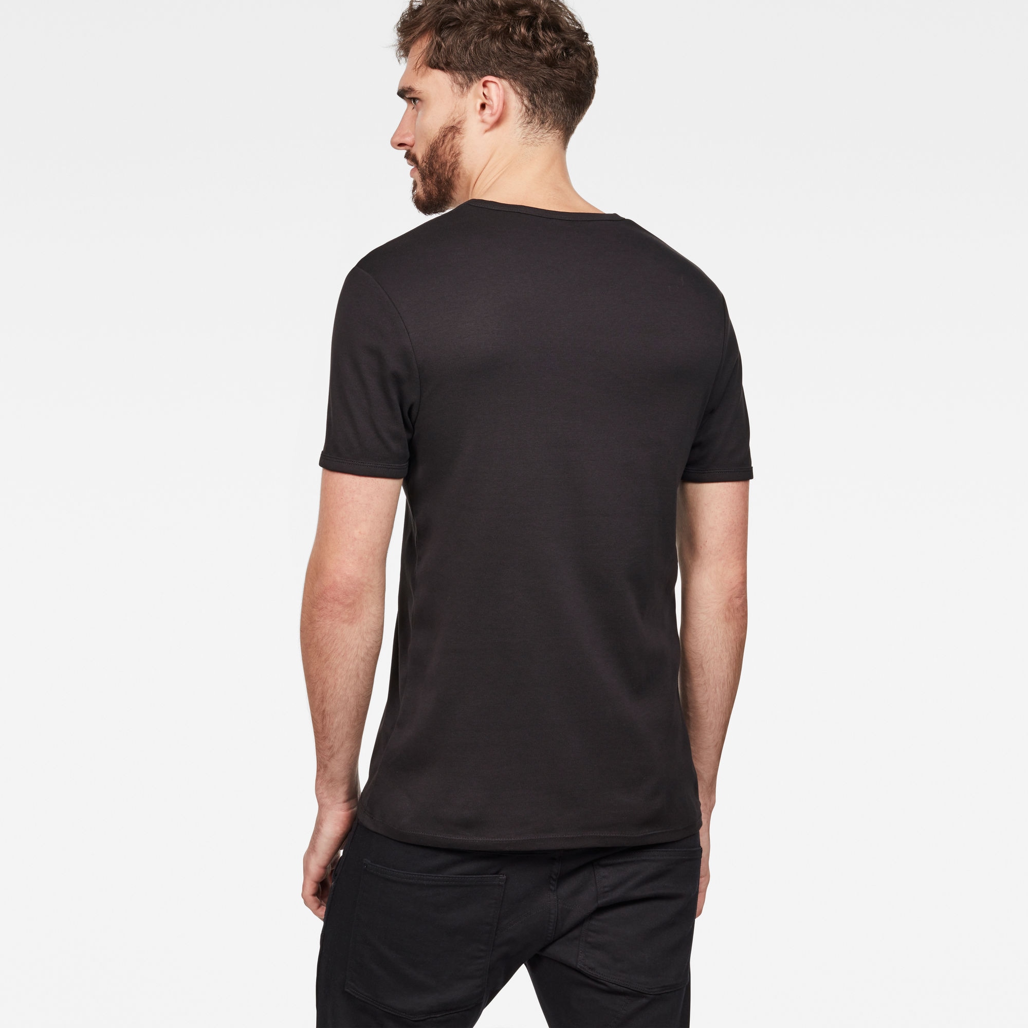 G-STAR T-Shirt »Base V 2-Pack«, (Packung, 2 tlg.), im 2er-Pack