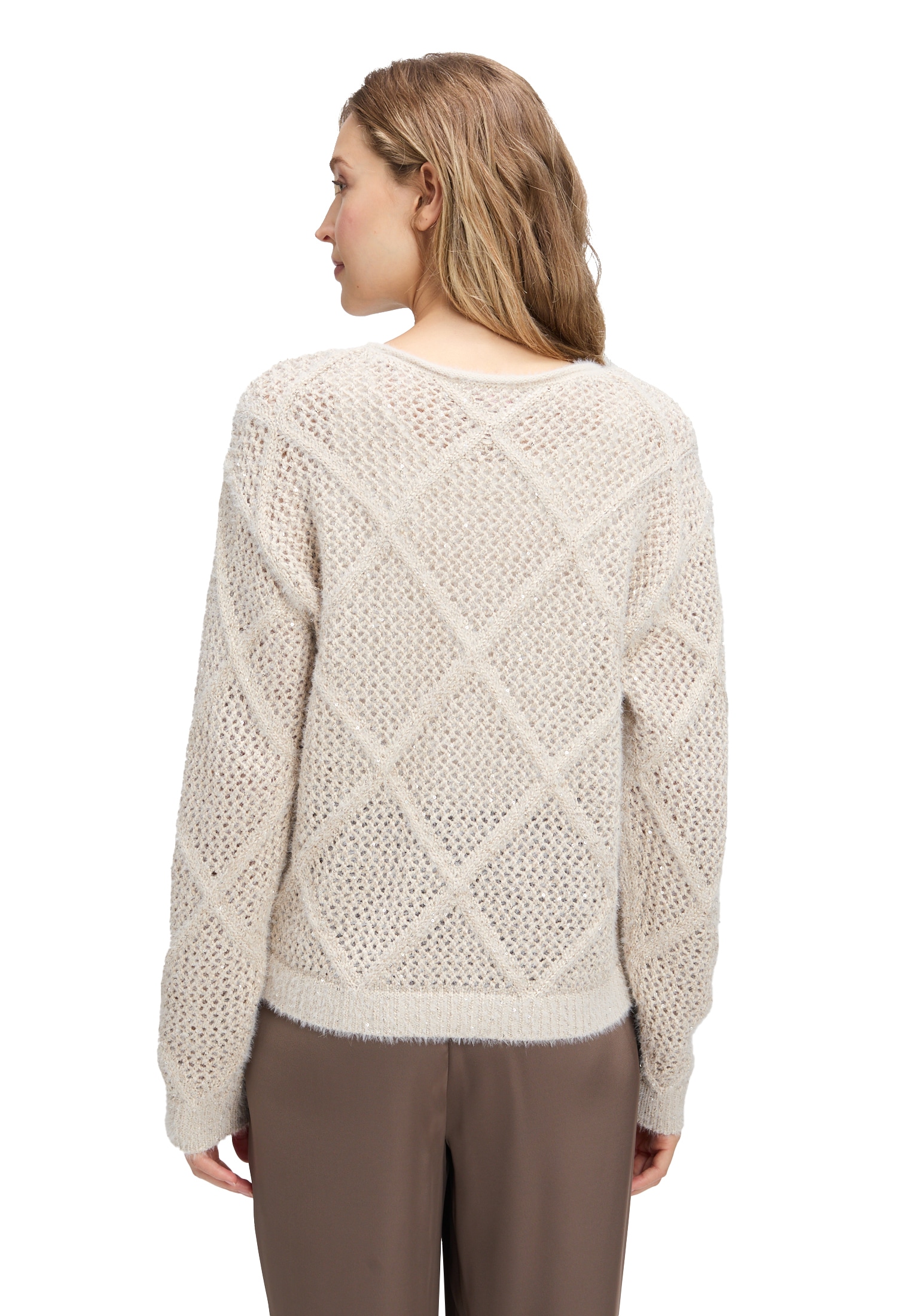 Betty Barclay Strickpullover »Betty Barclay Damen Strickpullover mit Effektgarn«, (1 tlg.)