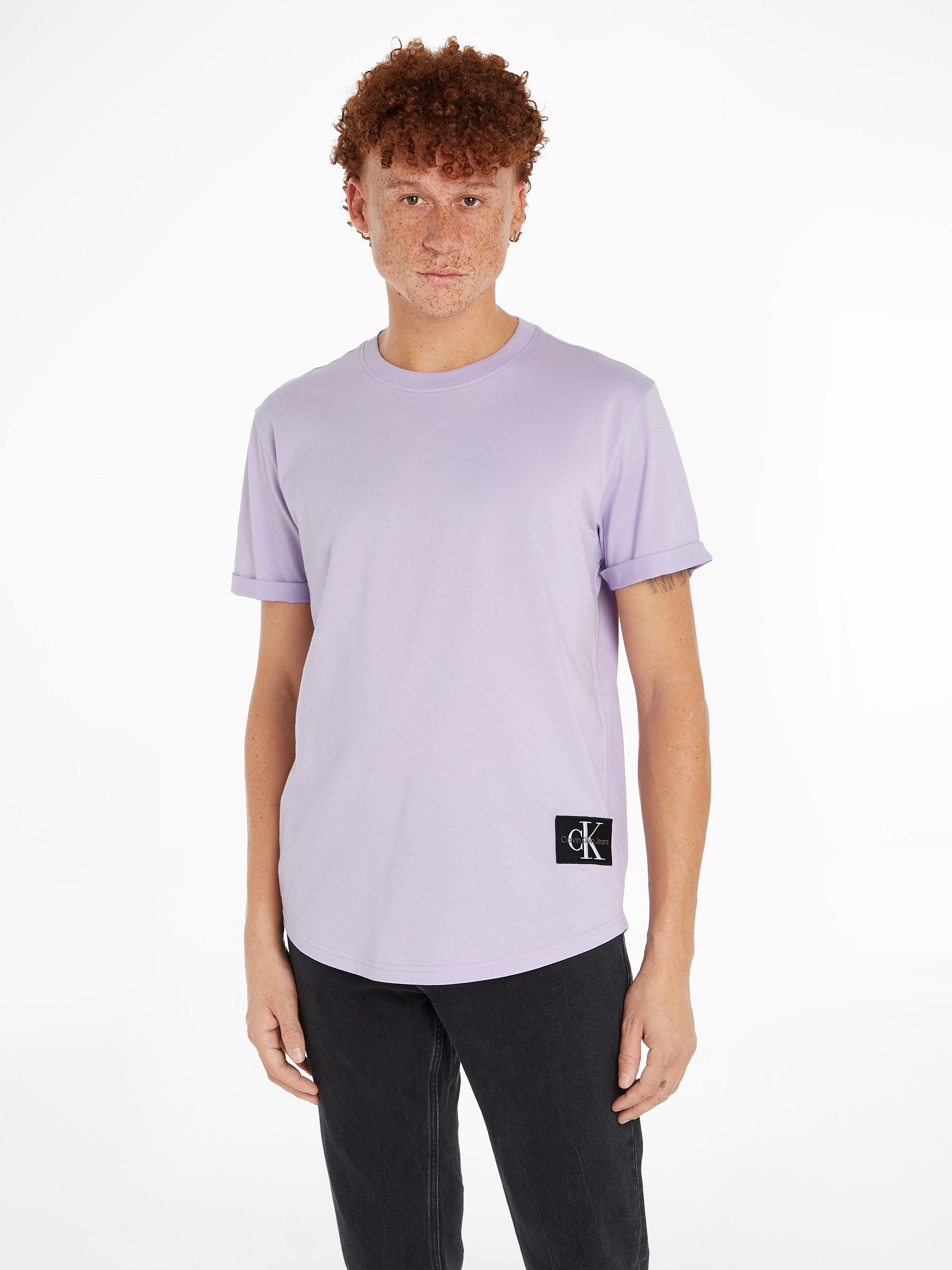 Calvin Klein Jeans T-Shirt "BADGE TURN UP SLEEVE", mit Logopatch günstig online kaufen