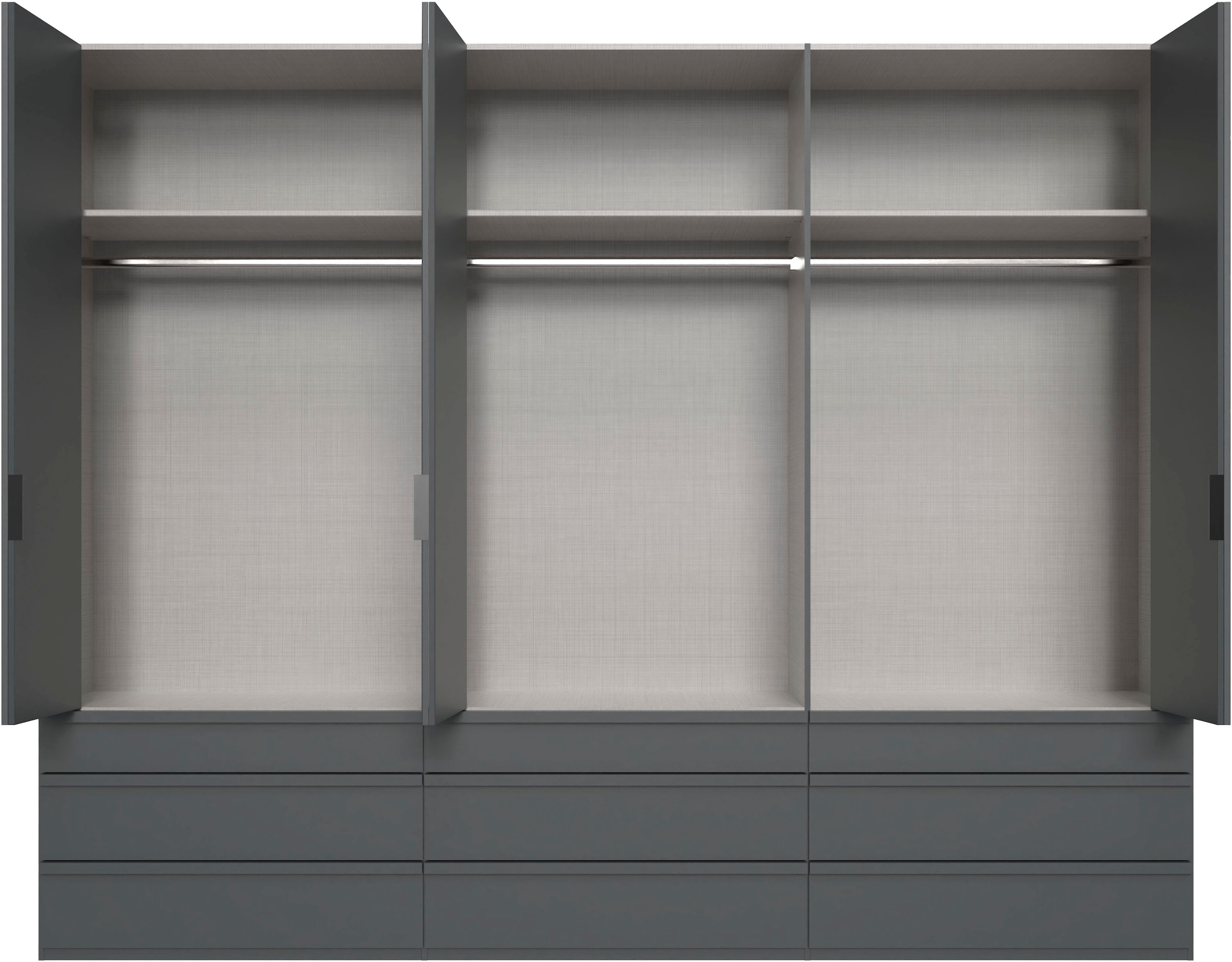 Wimex Falttürenschrank »Oxford by fresh to go, in 3 Breiten und 2 Höhen, Made in Germany«, (mit Schubladen, wahlweise mit oder ohne Spiegel), mit hochwertigen Falttüren für den perfekten Überblick