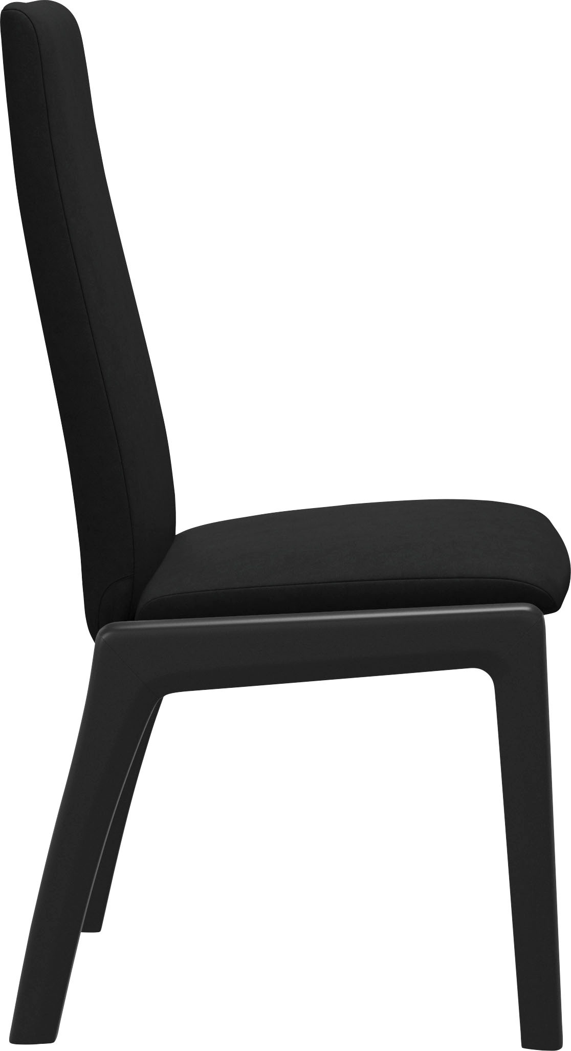 Stressless® Polsterstuhl »Laurel«, Microfaser DINAMICA, Low Back, Größe L, mit abgerundeten Beinen in Schwarz