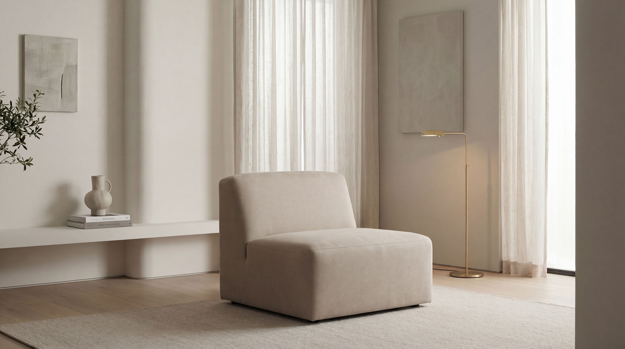 OTTO home 1,5-Sitzer »Kelani« mit dekorativer Knopfsteppung an den Armlehnen