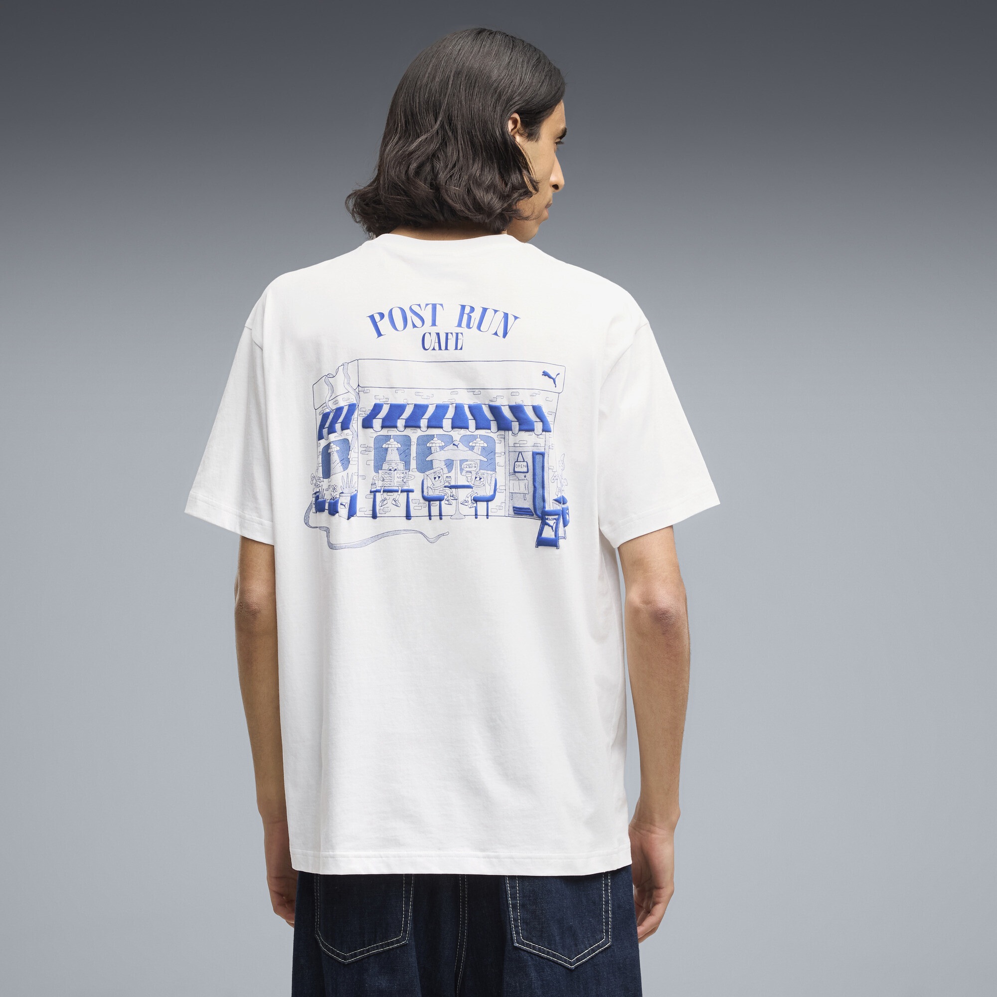 PUMA T-Shirt »Graphic PUMA Cafe Relaxed T-Shirt Herren«
