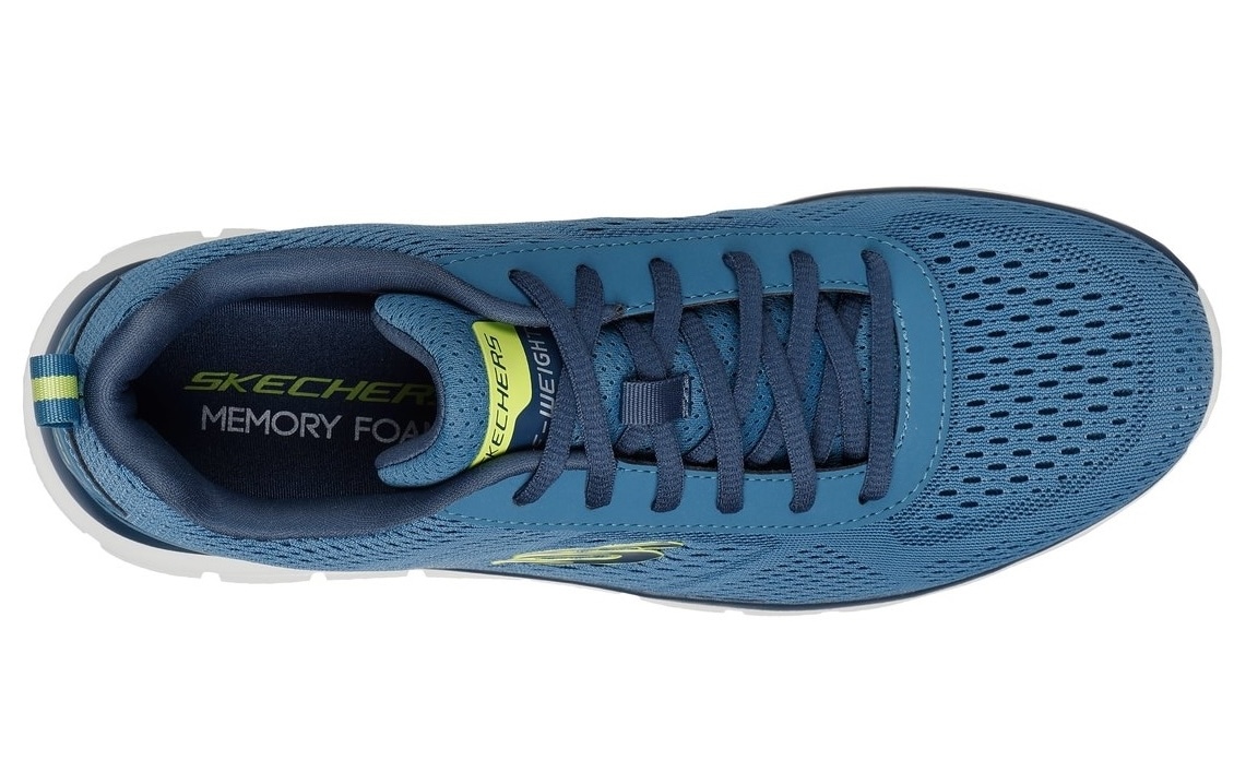 Skechers Slip-On Sneaker »TRACK-LESHUR«, Freizeitschuh, Trainingsschuh, Schlupfschuh im Materialmix