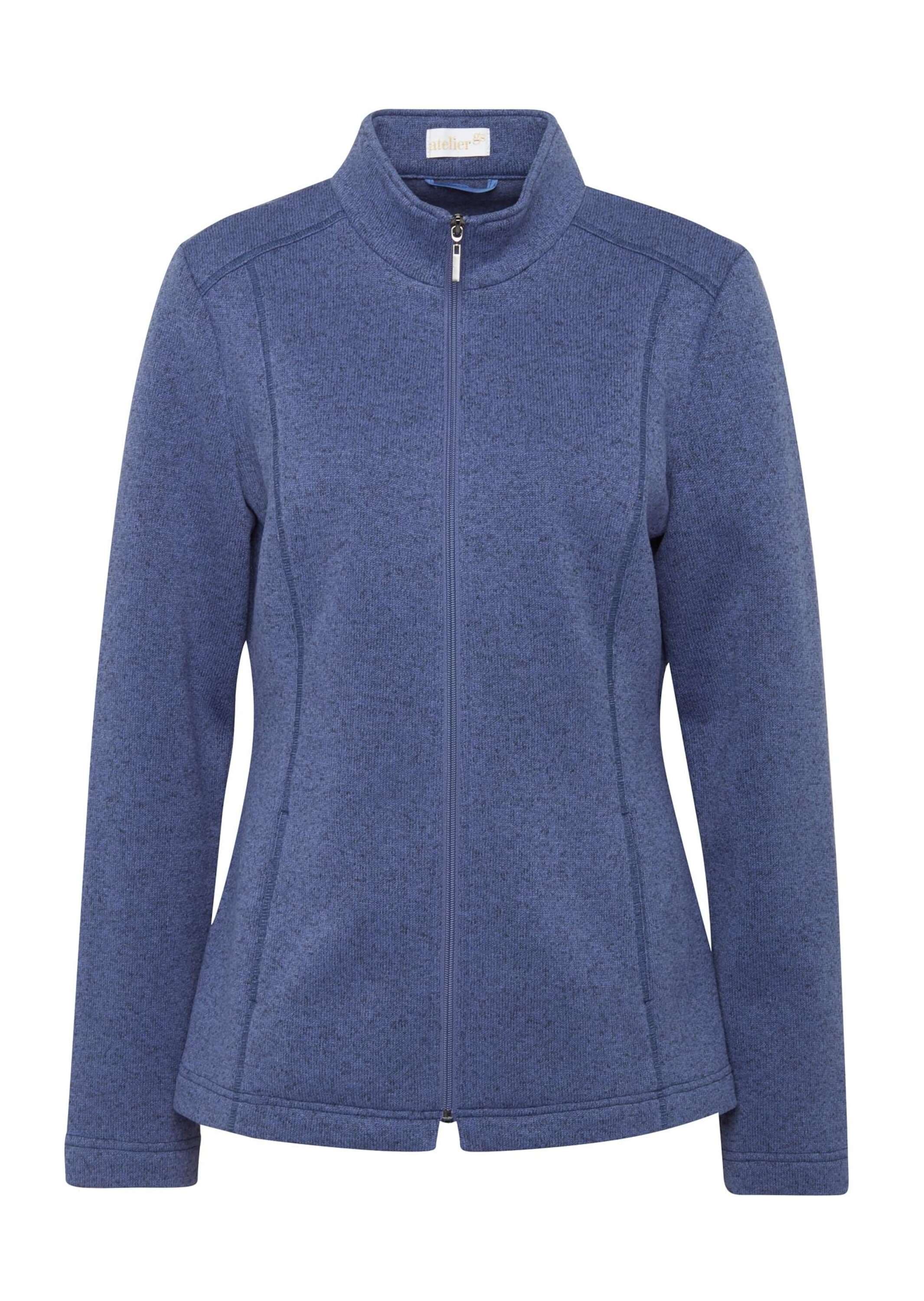 GOLDNER Fleecejacke "Kurzgröße Kuschelweiche Strickfleece-Jacke" Kuschelwei günstig online kaufen