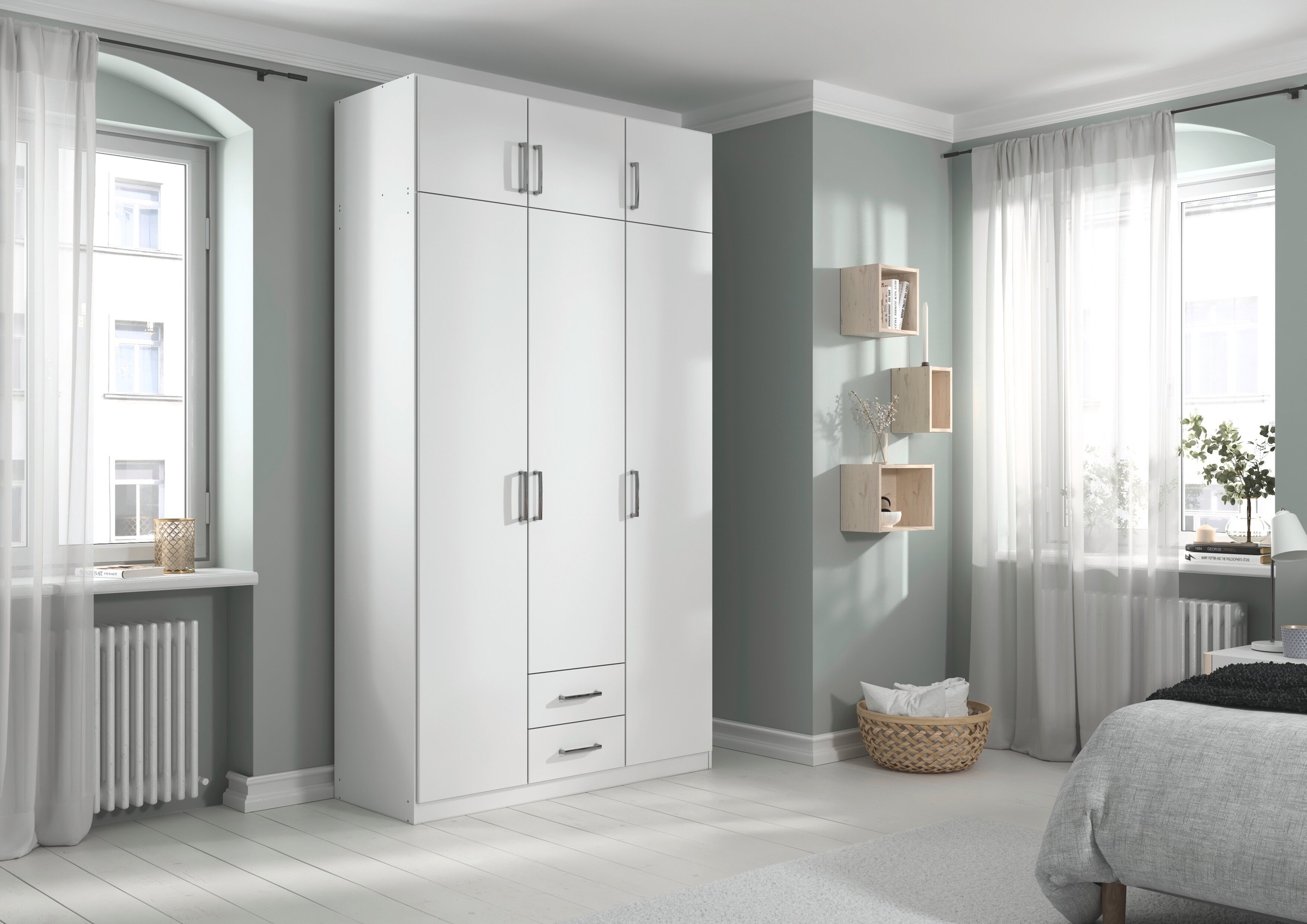 Thumbnail - rauch Kleiderschrank "Schrank Garderobe Wäscheschrank GAMMA in 4 Breiten 91-226 cm" 3 verschiedene Ausstattungen BASIC/C...