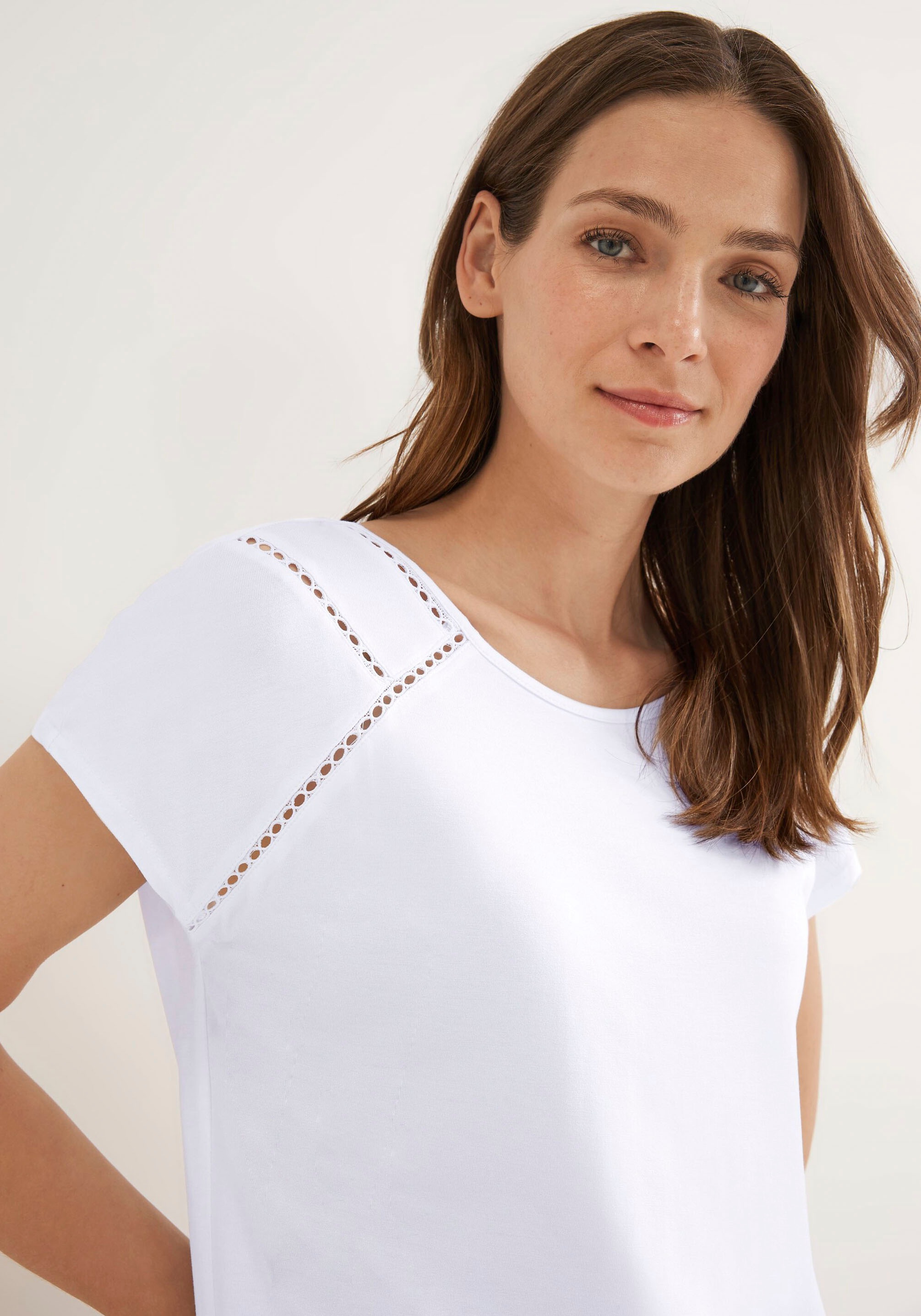 kaufen ONE STREET T-Shirt, mit BAUR Häkeldetails |