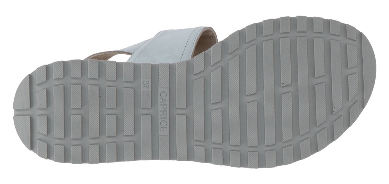 Caprice Keilsandalette, Riemchensandale, Bequemschuh, Sommerschuh mit Gummizug