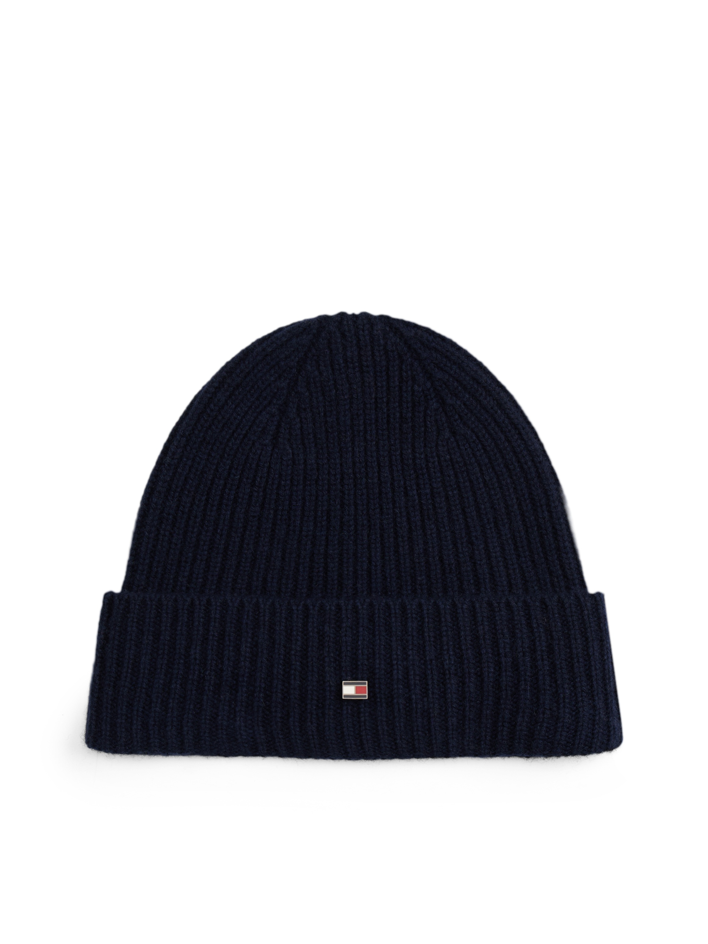 Tommy Hilfiger Beanie "TH FLAG CASHMERE", mit Umschlag, aus Strick günstig online kaufen