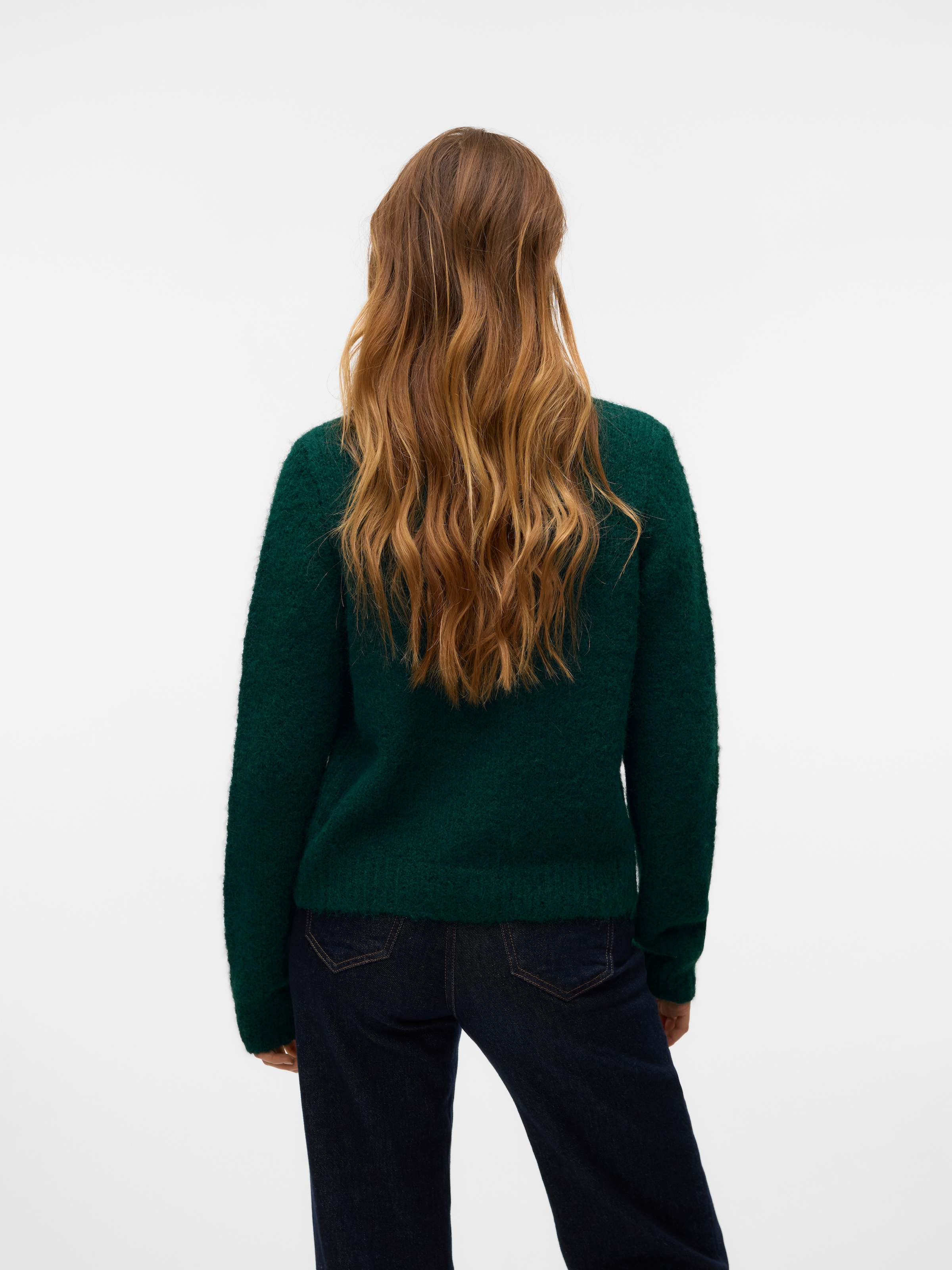 Vero Moda Strickjacke »VMNOVAH LS O-NECK BUTTON CARDI GA NOOS«