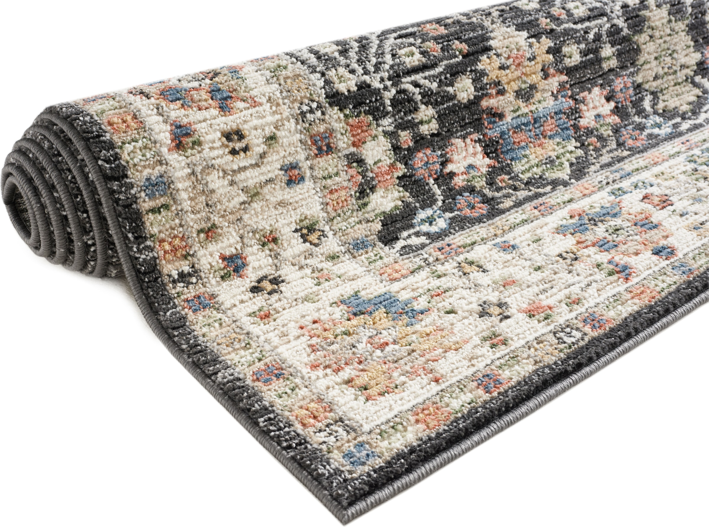 OTTO home »Aylaa, Blumen-Motiv, Orient« rechteckig 9 mm Höhe orientalisch, Blumen, Rahmen, Wohnzimmer, Schlafzimmer, Esszimmer