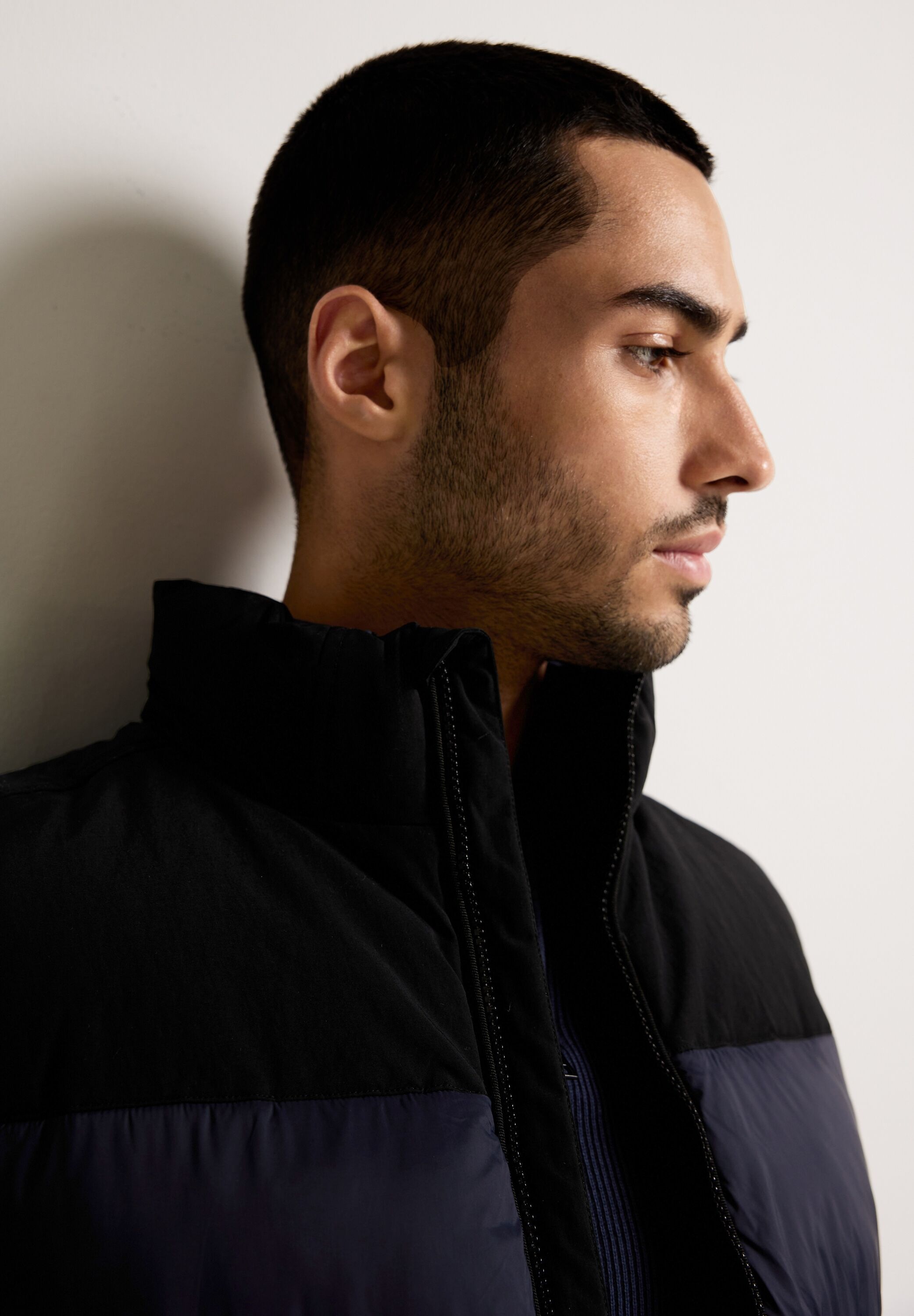 STREET ONE MEN Steppweste, aus softem Materialmix