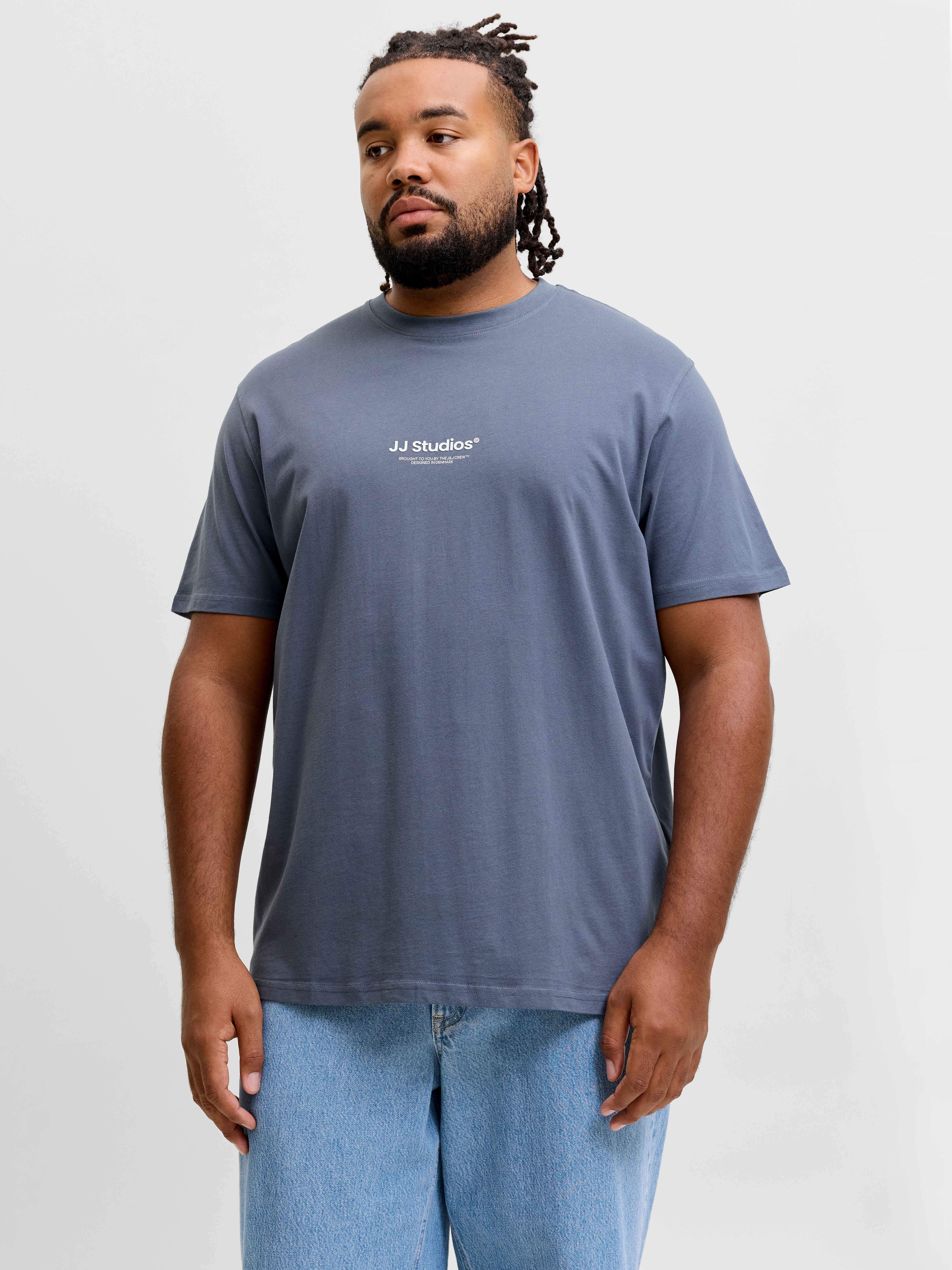 Jack & Jones PlusSize Rundhalsshirt "JJESOHO TEE SS CREW NECK NOOS PLS" Baumwolle, regular fit