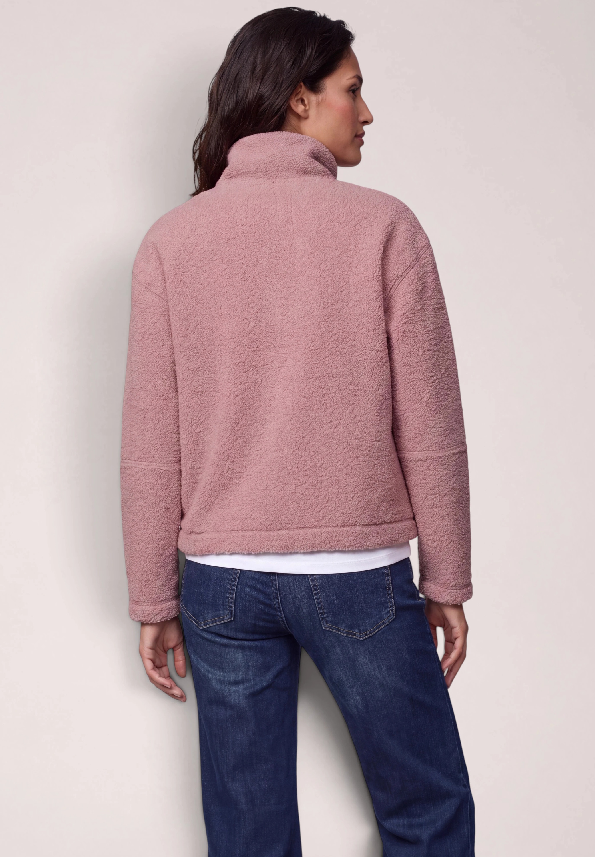 Cecil Sweatjacke mit Stehkragen