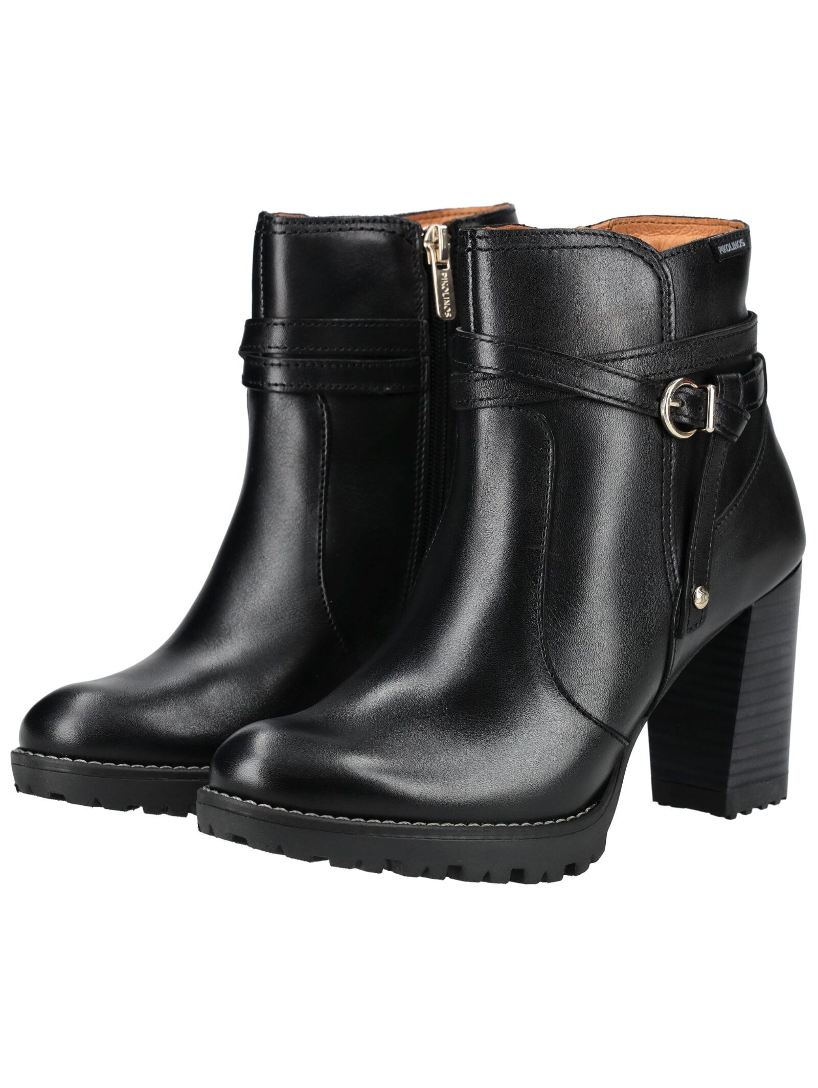 Pikolinos pour femme. W7M-8806 Connelly - Bottines en cuir noir (41), 5 à 8 cm, Fermeture éclair, Casuel 3