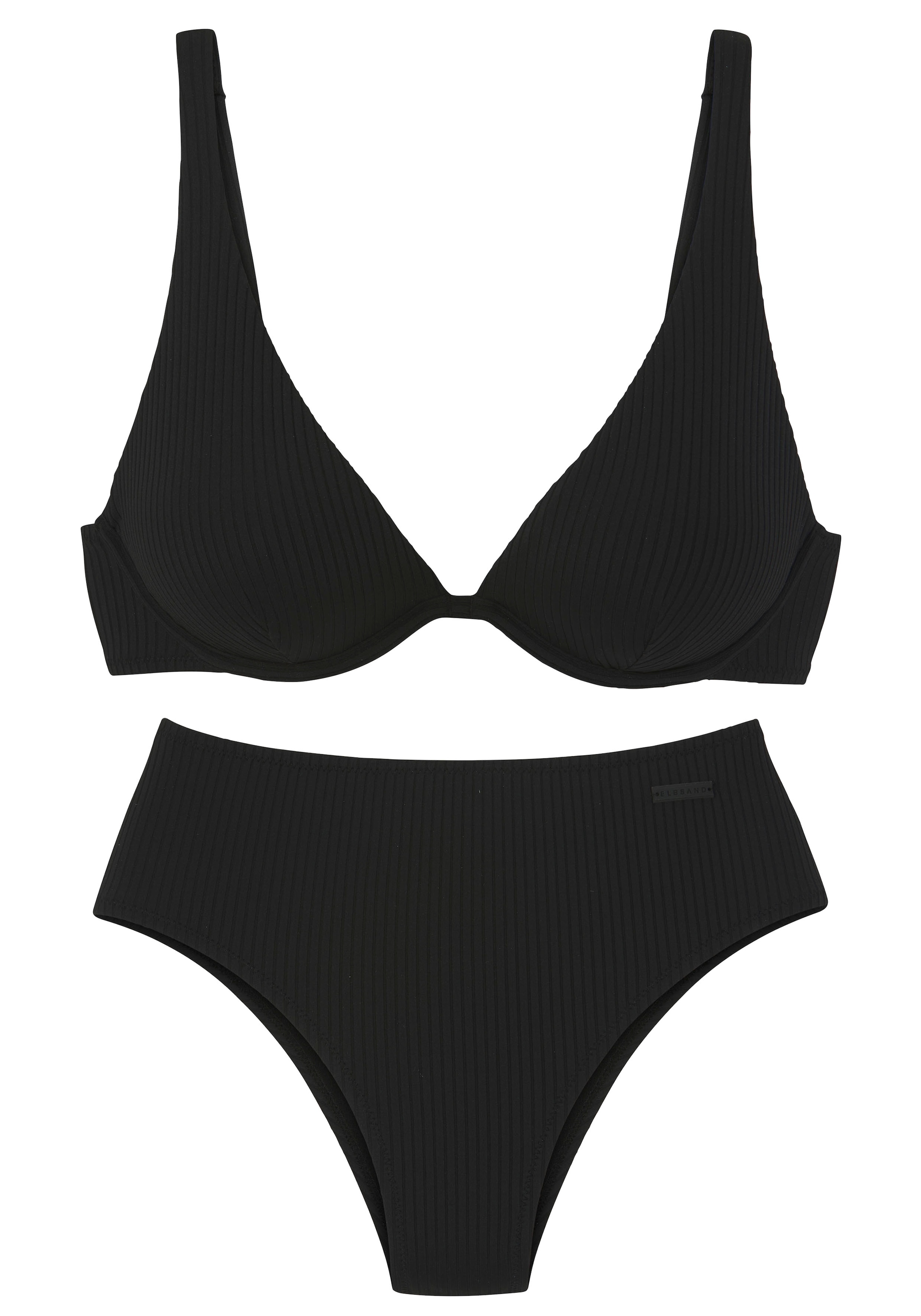 Elbsand Bügel-Bikini, aus trendiger Rippware