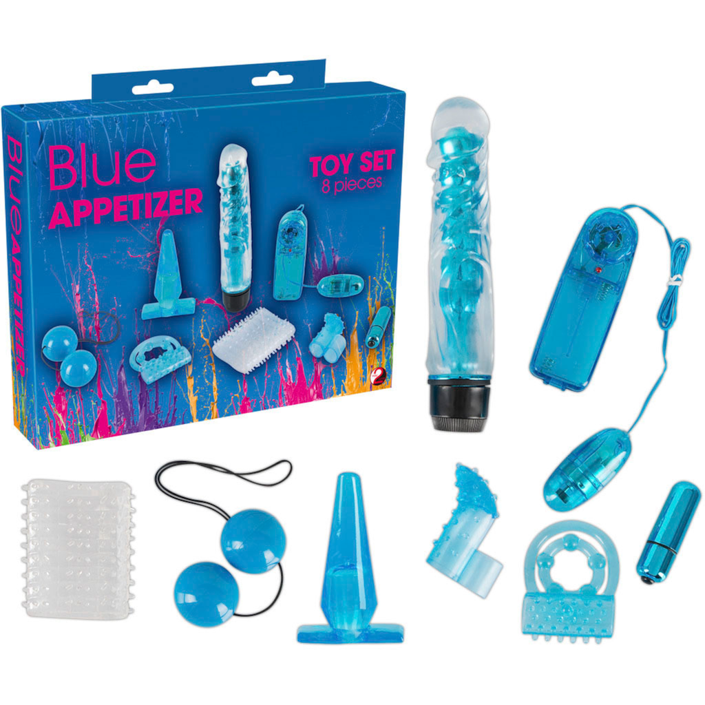 You2Toys Erotik-Toy-Set »Blue Appetizer«, (8 tlg.)