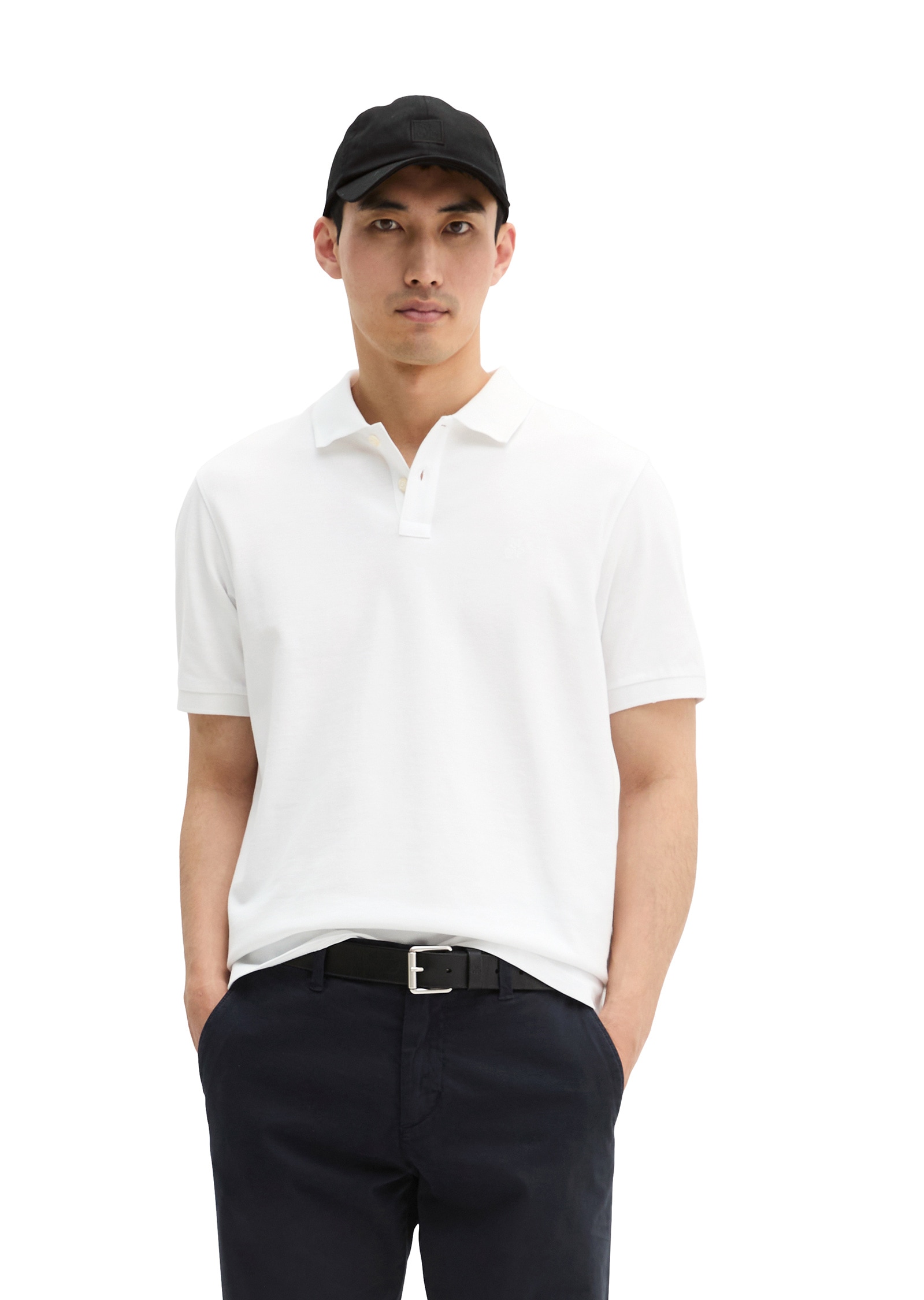 Marc OPolo Poloshirt "aus Bio-Baumwolle" günstig online kaufen