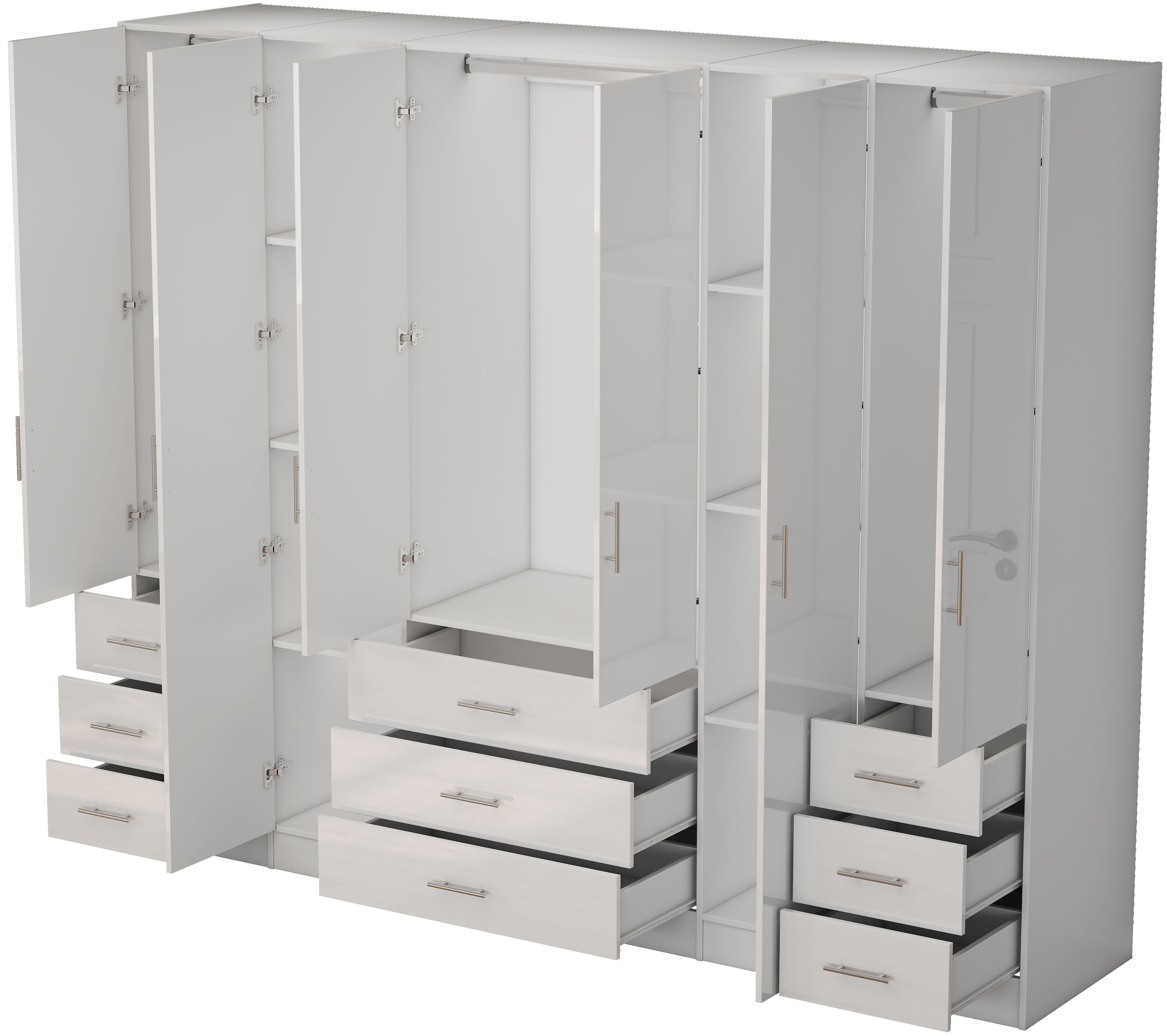 OTTO home Kleiderschrank »Trento Schlafzimmerschrank Garderobe Hochglanz Bestseller«