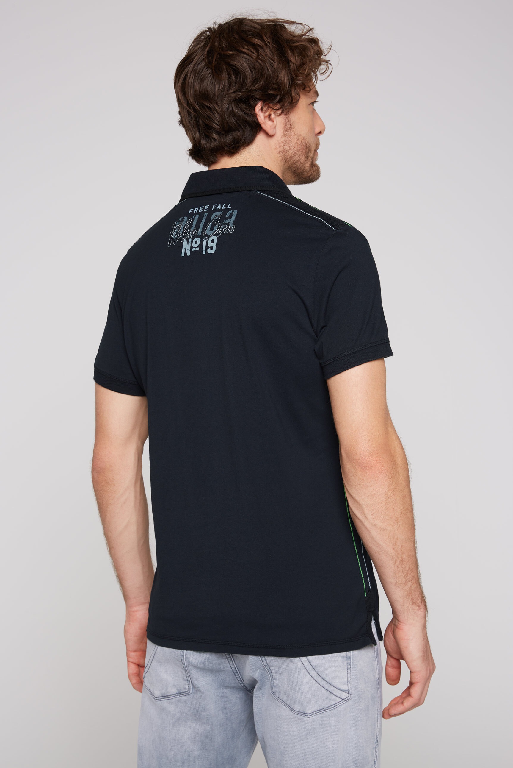 CAMP DAVID Poloshirt, aus Baumwolle