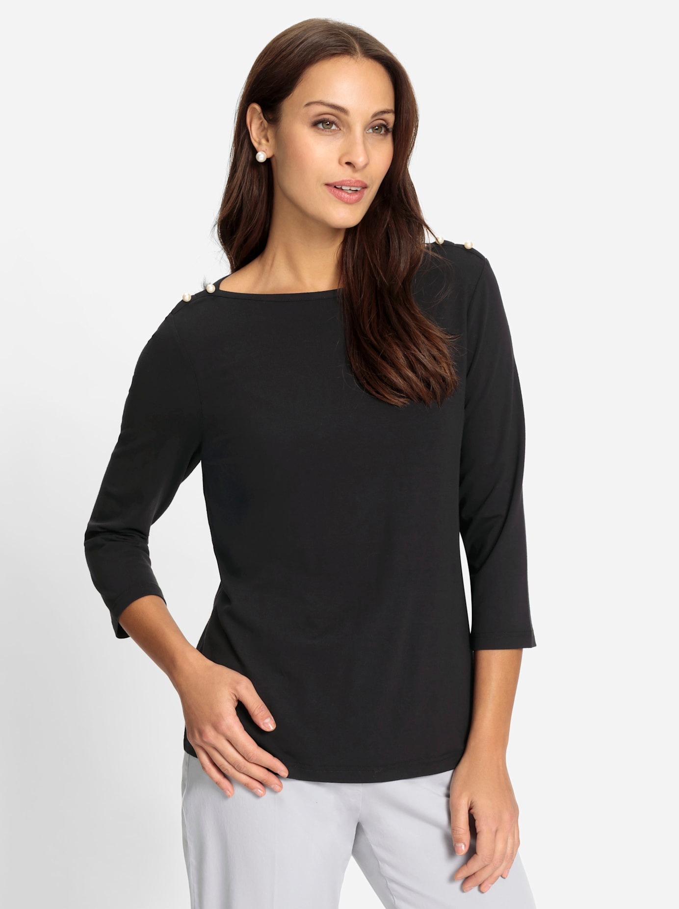 Lady 3/4-Arm-Shirt "3/4-Arm-Shirt", (1 tlg.) günstig online kaufen