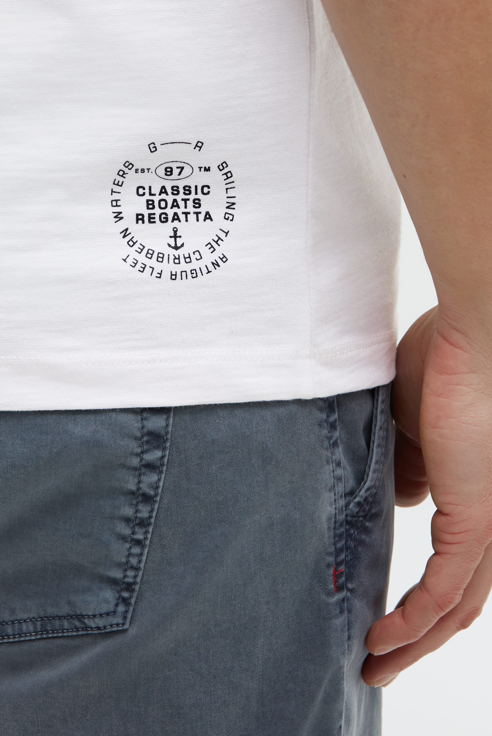 Gaastra Rundhalsshirt mit Baumwolle