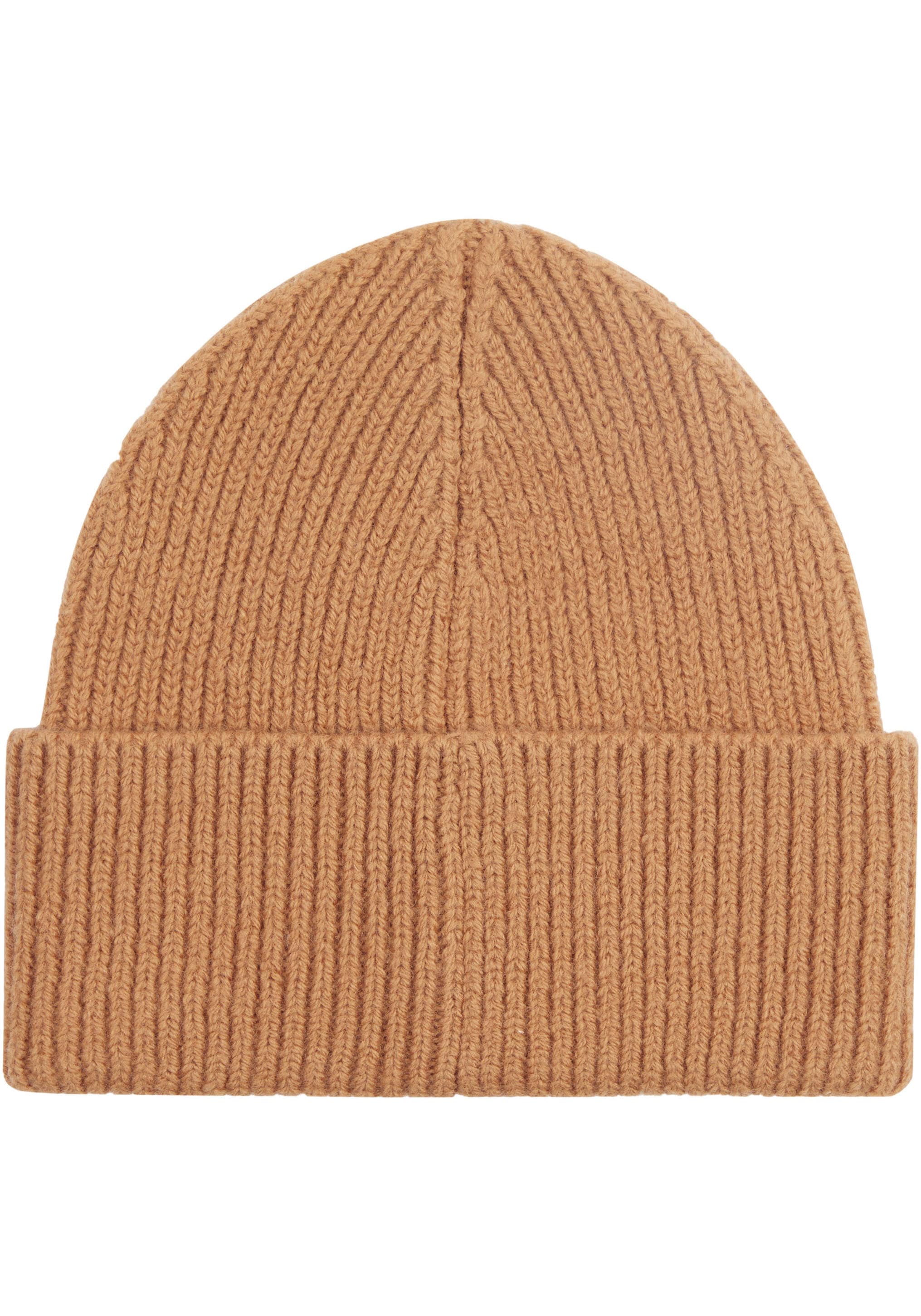 Calvin Klein Beanie »CK METAL CHUNKY RIB BEANIE«, mit Logozeichen