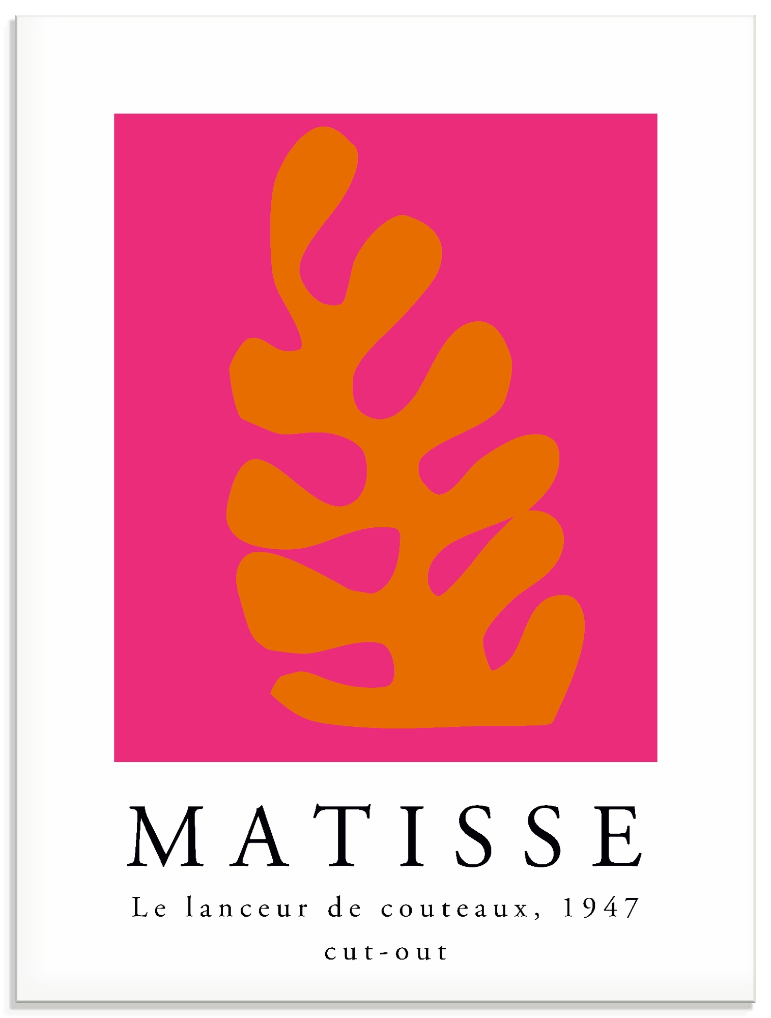 Artland Kleiderschrank "Matisse der Messerwerfer - orange" Muster 1 Stk. tlg. in verschiedenen Größen