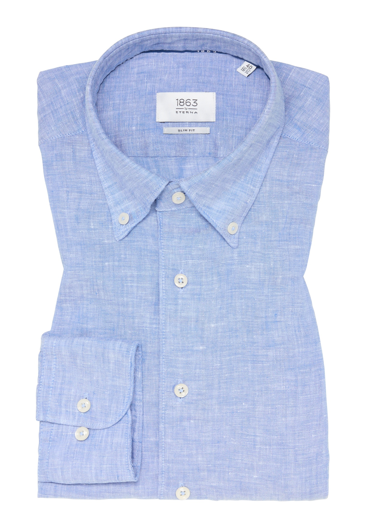Eterna Langarmhemd »SLIM FIT«, EASY IRON (bügelleicht)