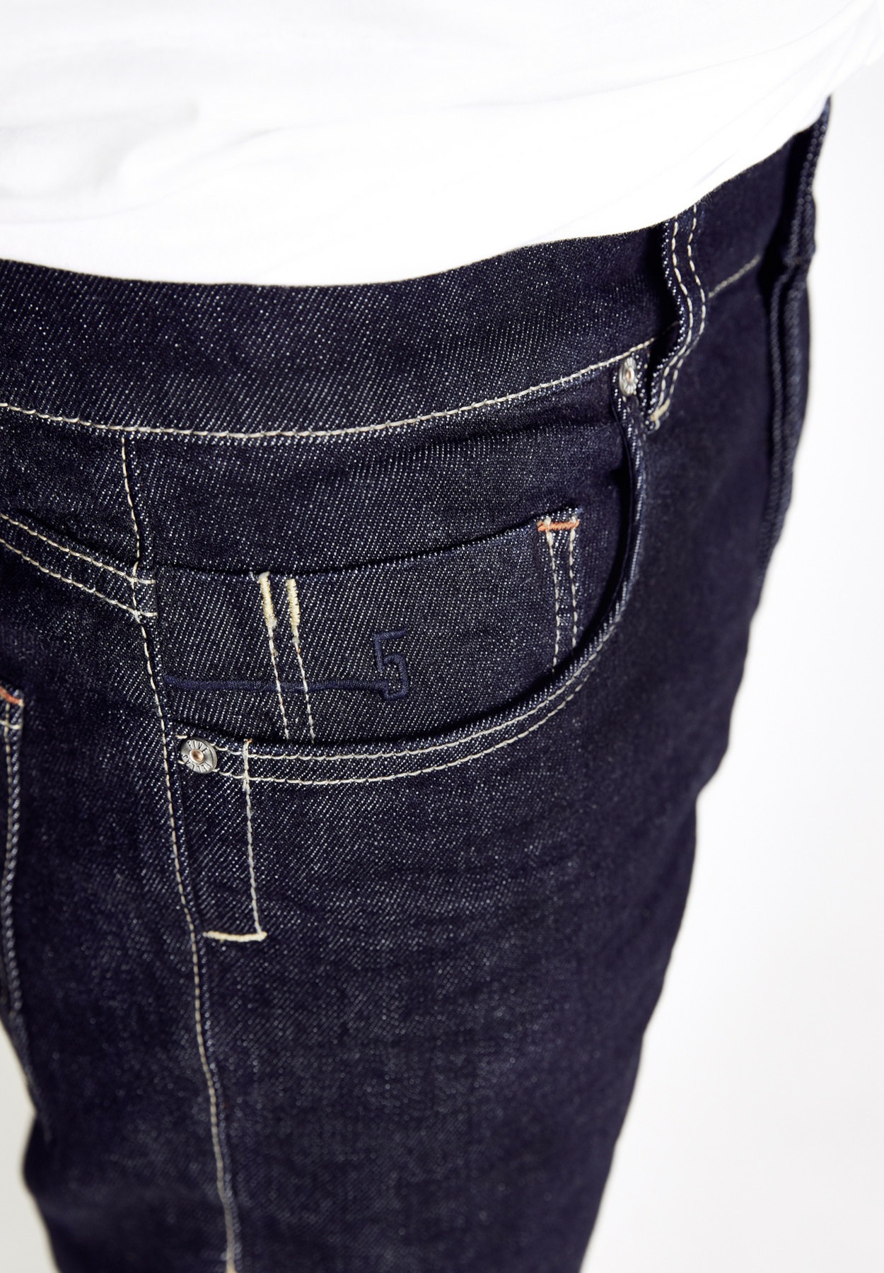 FIVE FELLAS Straight-Jeans »LUUK«, nachhaltig, Italien, Stretch, coole Waschung