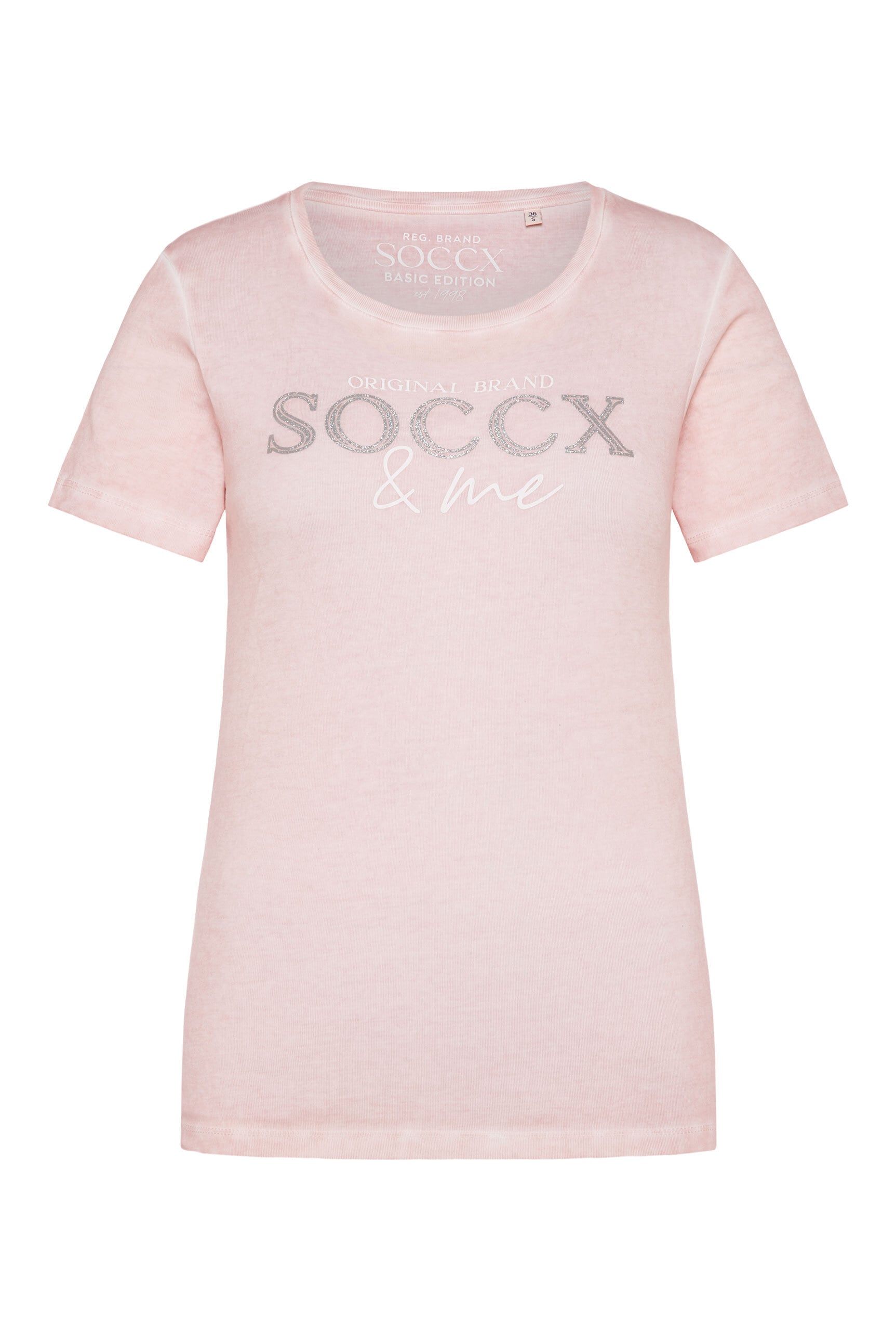 SOCCX Rundhalsshirt, aus Baumwolle günstig online kaufen