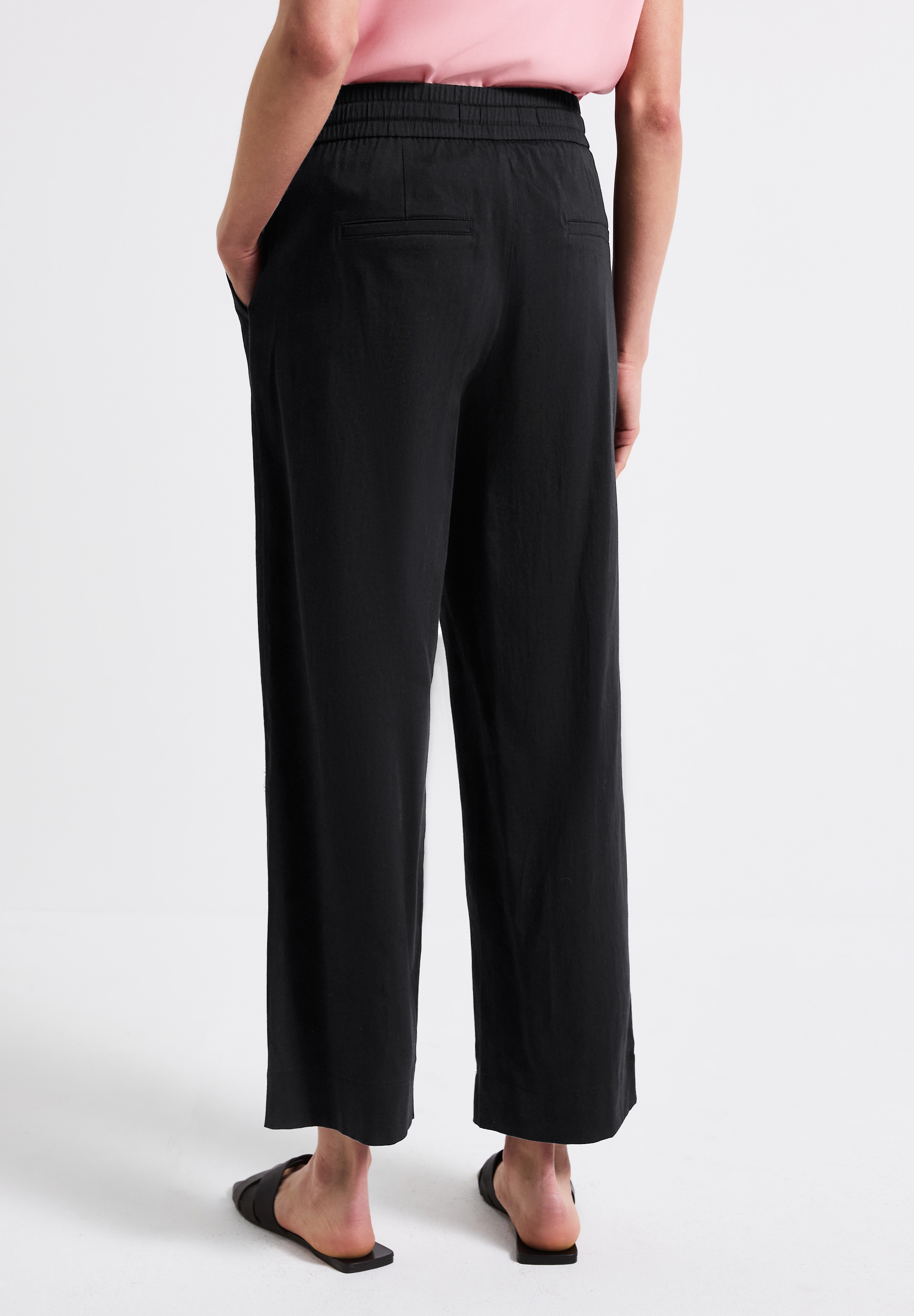 STREET ONE Stoffhose, High Waist