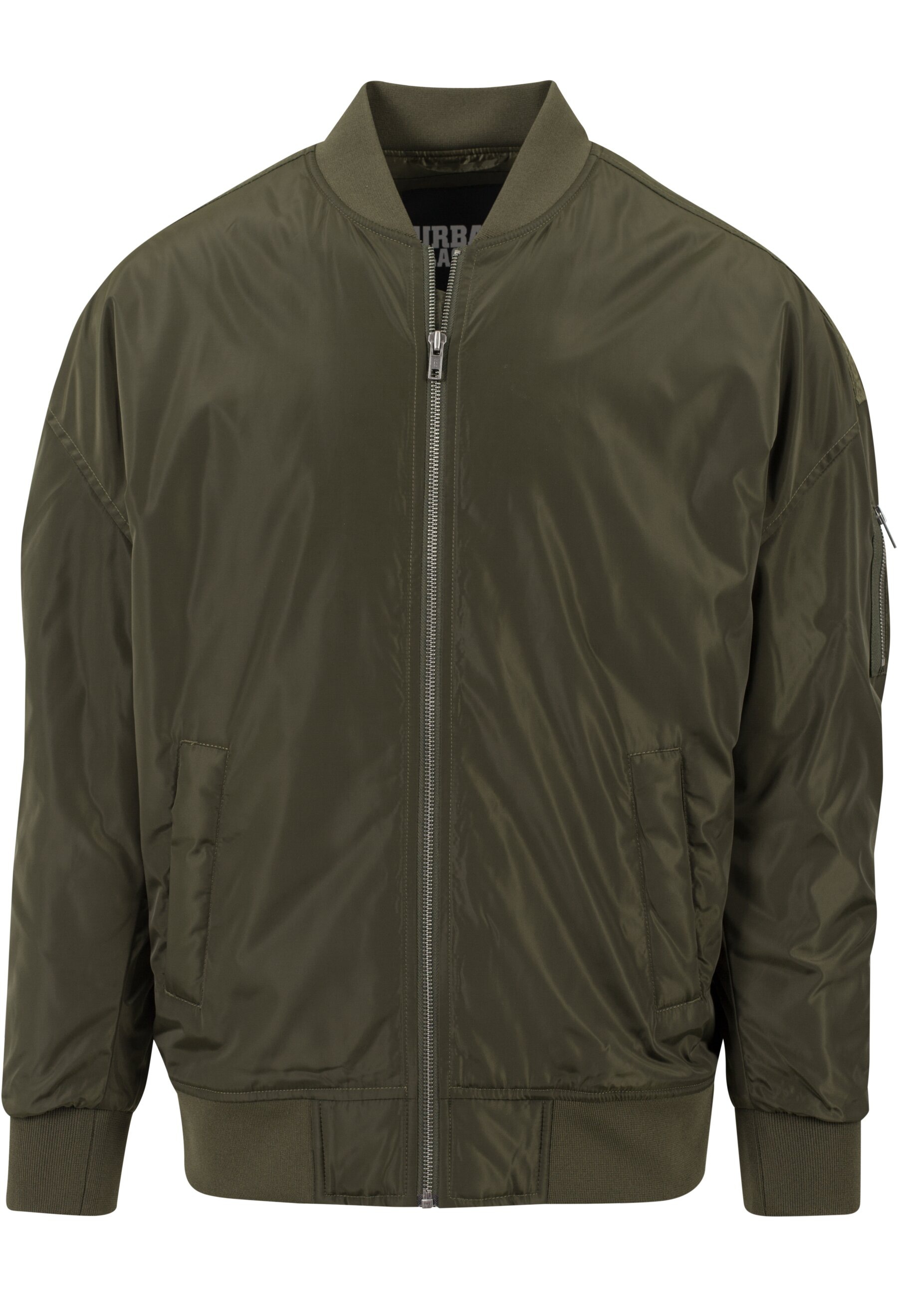 URBAN CLASSICS Anorak "Urban Classics Herren Oversized Bomber Jacket", (1 St.), ohne Kapuze