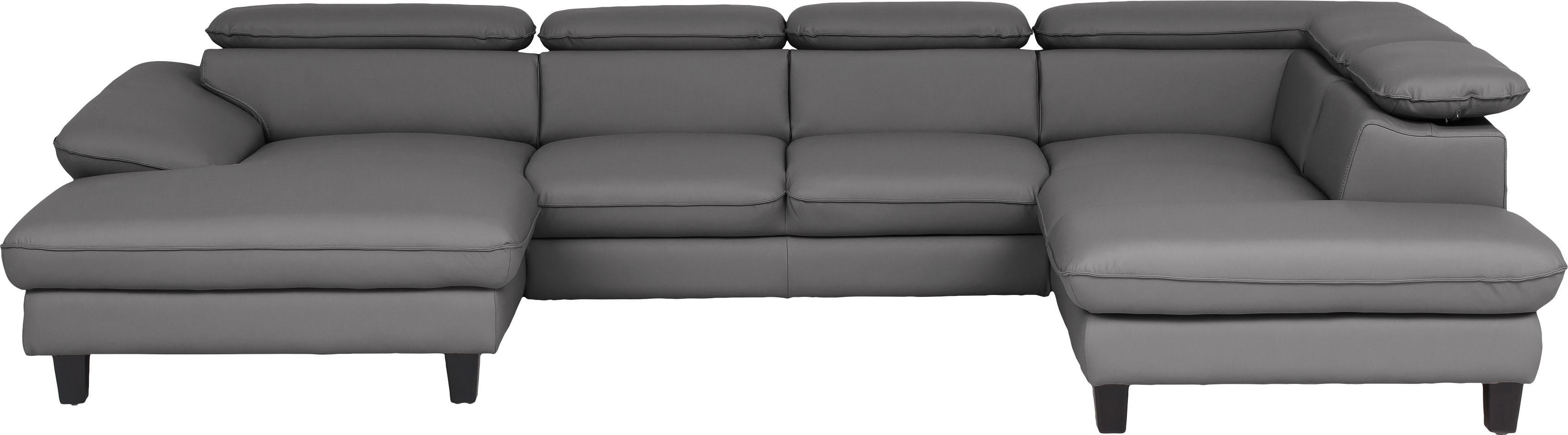 OTTO home Wohnlandschaft "Pilot U-Form" mit Kopfteilverstellung, wahlweise mit Schlaffunktion & Bettkasten