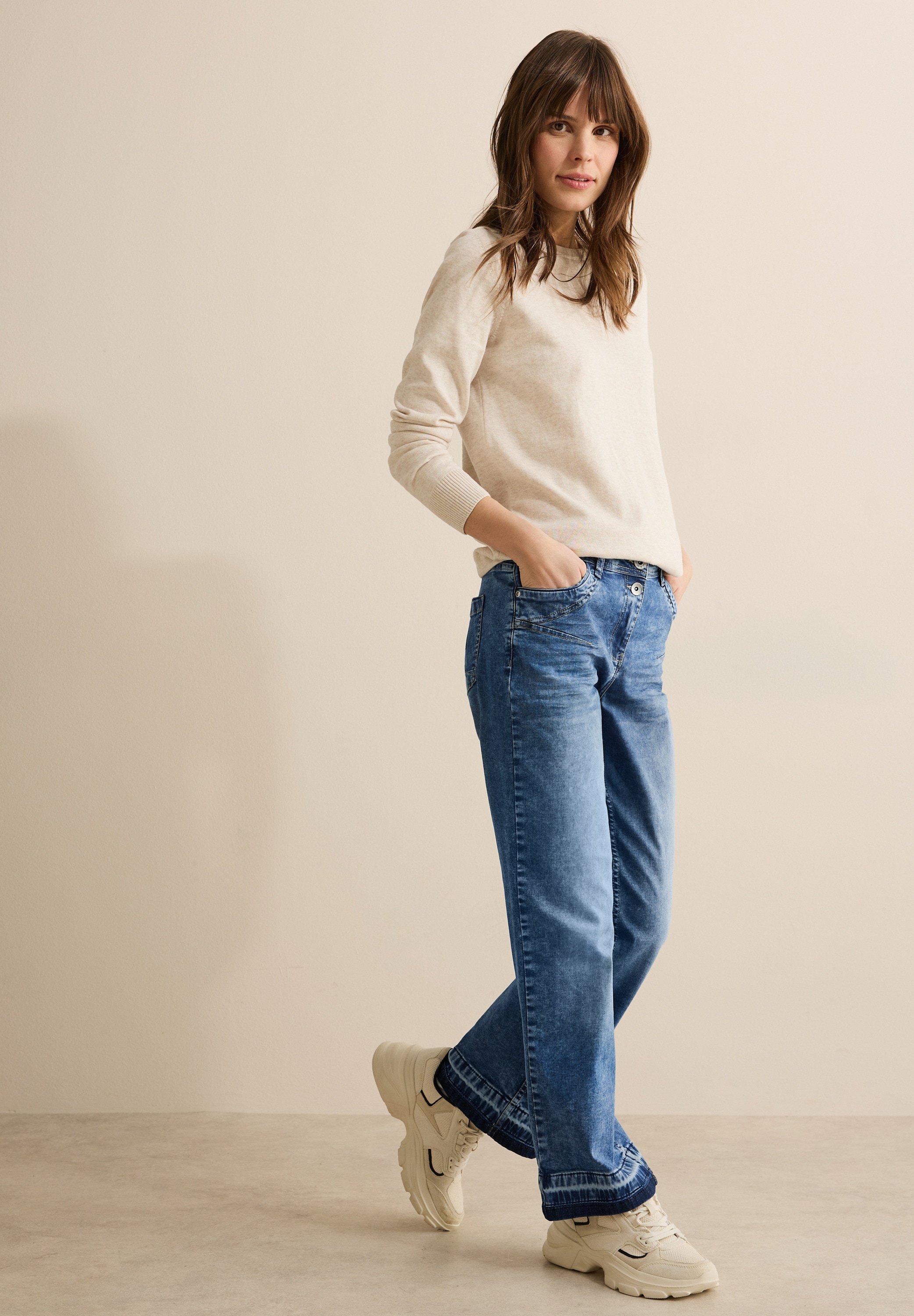 Cecil 5-Pocket-Jeans »Style Neele«, mit weit geschnittenen Beinen