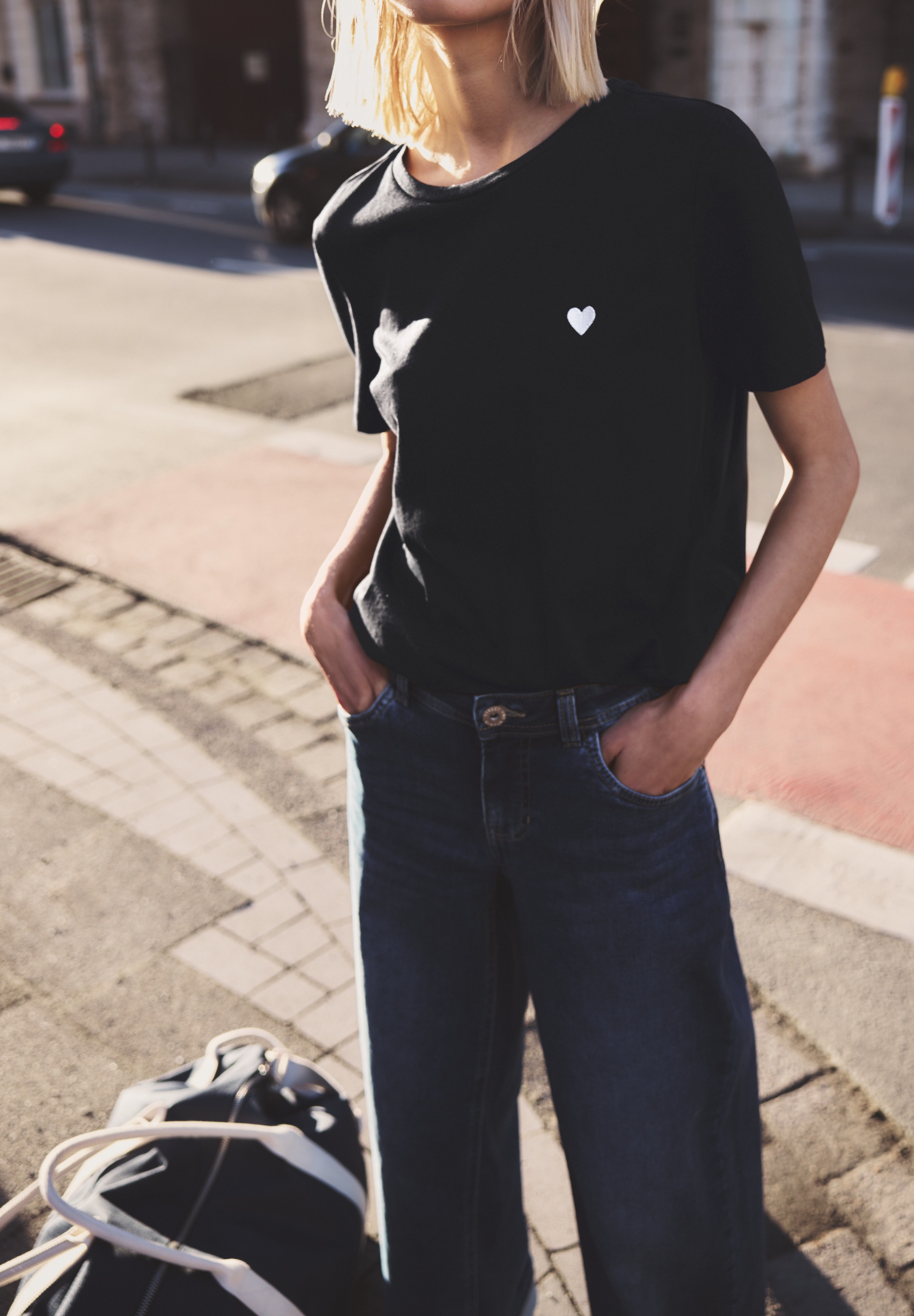 STREET ONE STUDIO T-Shirt aus reiner Baumwolle günstig online kaufen