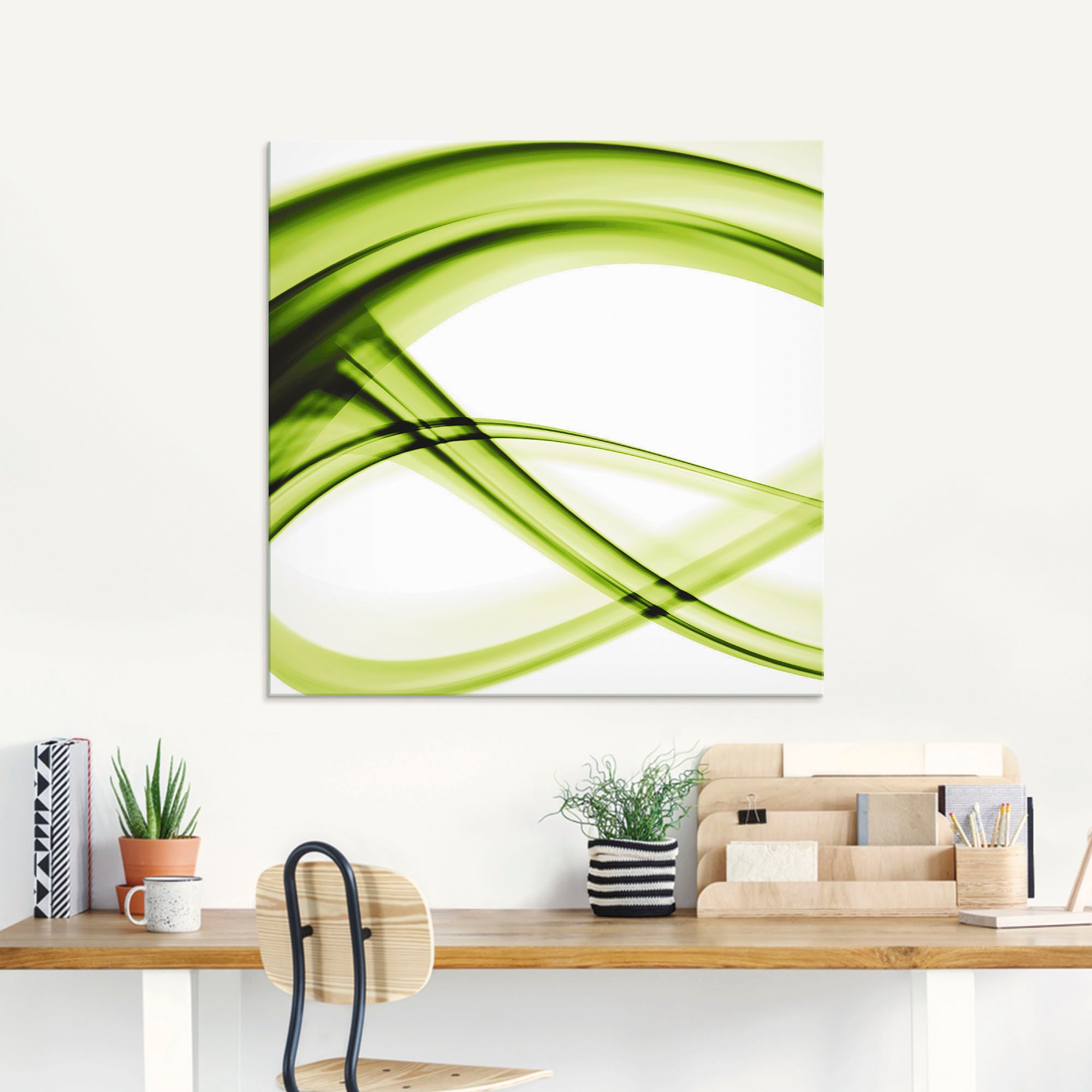 Artland Glasbild "Abstrakte Komposition" Gegenstandslos 1 Stk. tlg. in vers günstig online kaufen