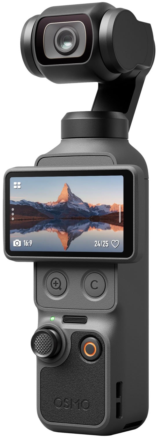 DJI Kompaktkamera "Osmo Pocket 4 Gimbal", schwarz, B:4,44cm H:3,35cm T:14,42cm, Fotokameras, 4K/240fps - Einheitsgröße