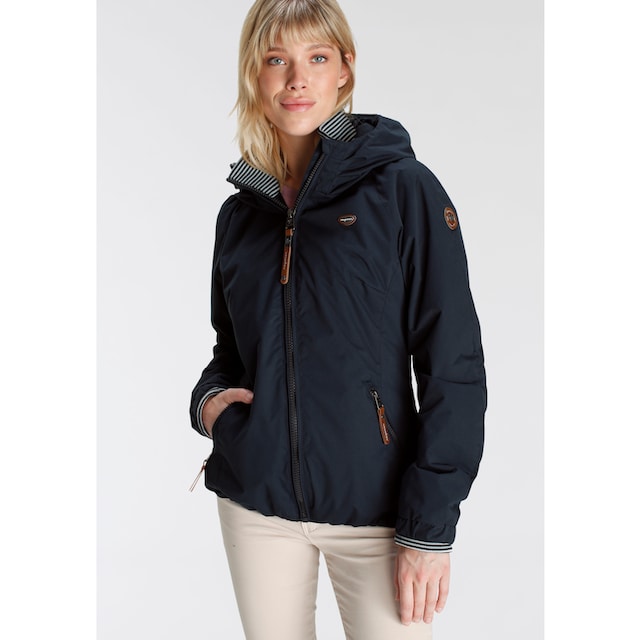 Ragwear Outdoorjacke »DIZZIE UNI O«, mit Kapuze, trendige Übergangsjacke  mit Kapuze online bestellen | BAUR