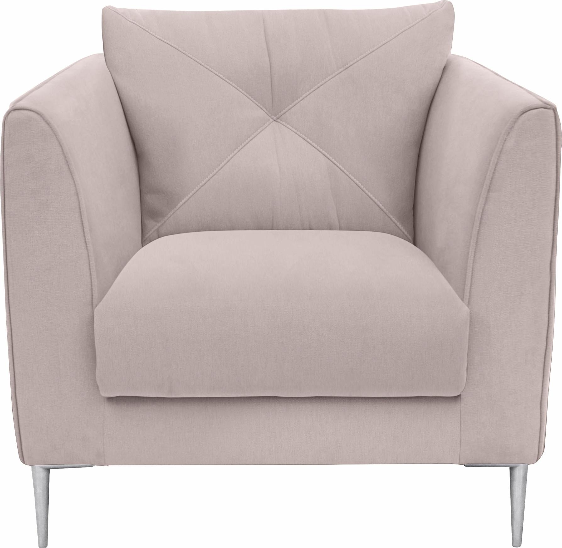 TRENDMANUFAKTUR Sessel "Lille, Loungesessel, Komfortsitzhöhe 46cm, Breite 8 günstig online kaufen