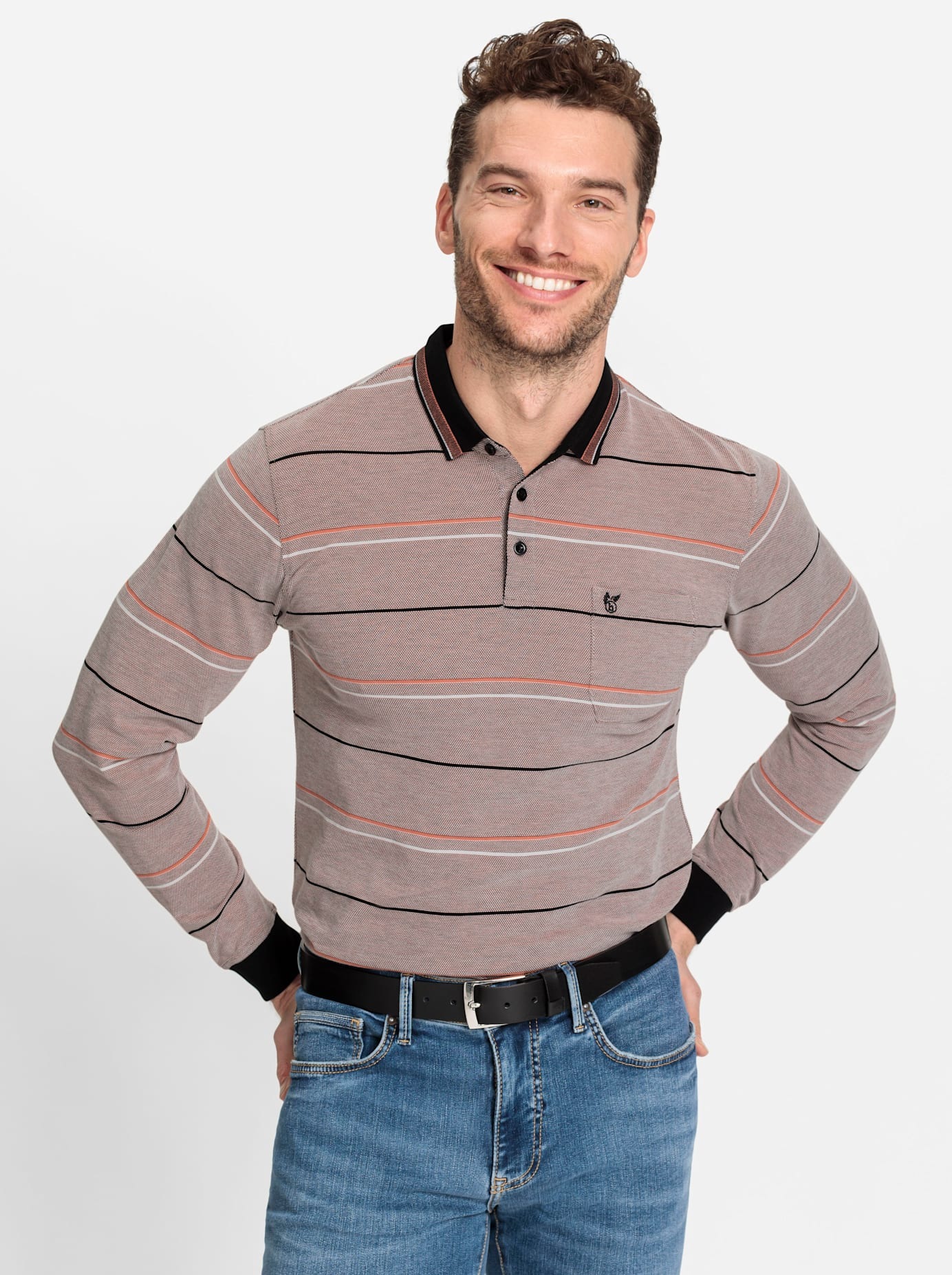 Hajo Poloshirt "Langarm-Poloshirt", (1 tlg.) günstig online kaufen